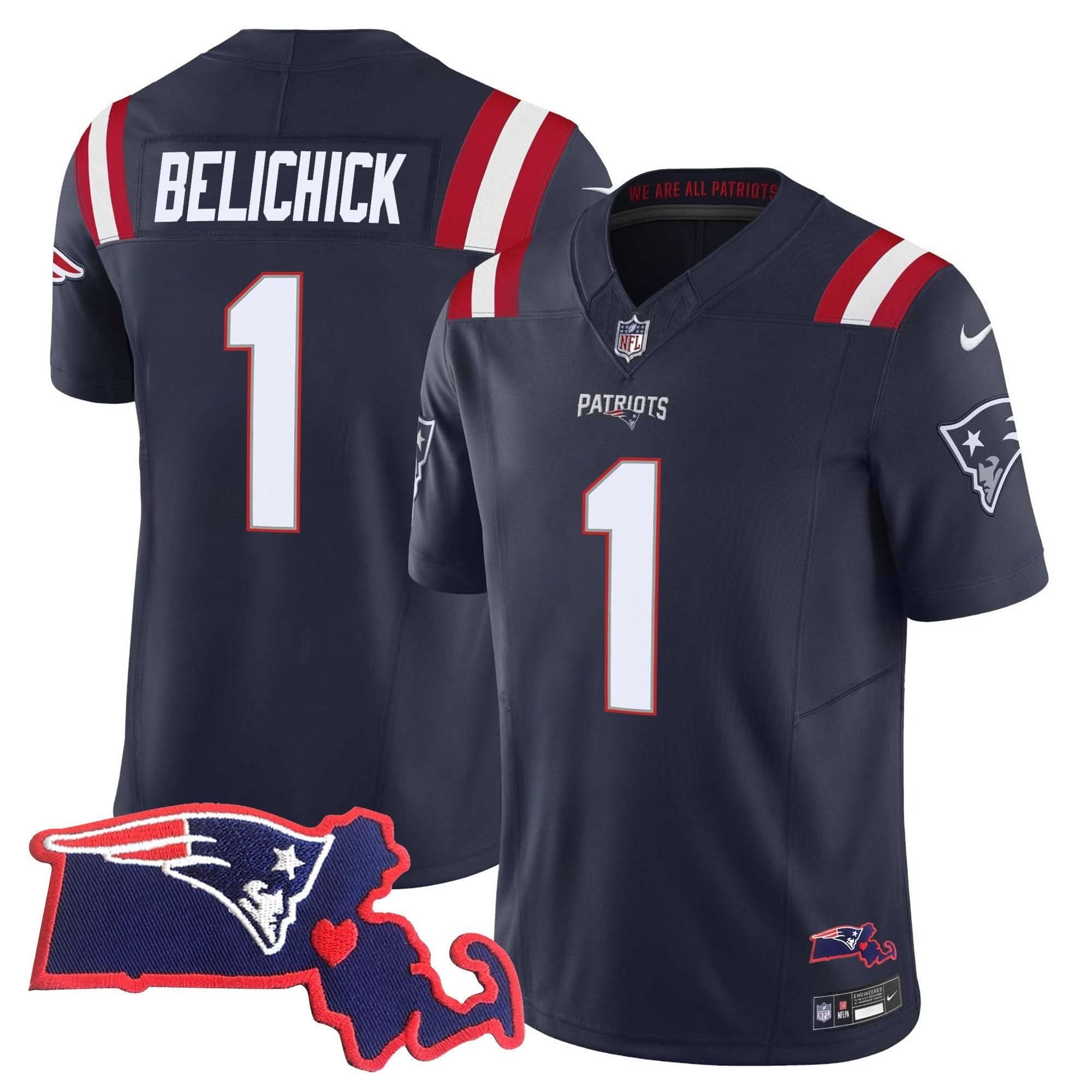 NE Massachusetts Patch Vapor Jersey