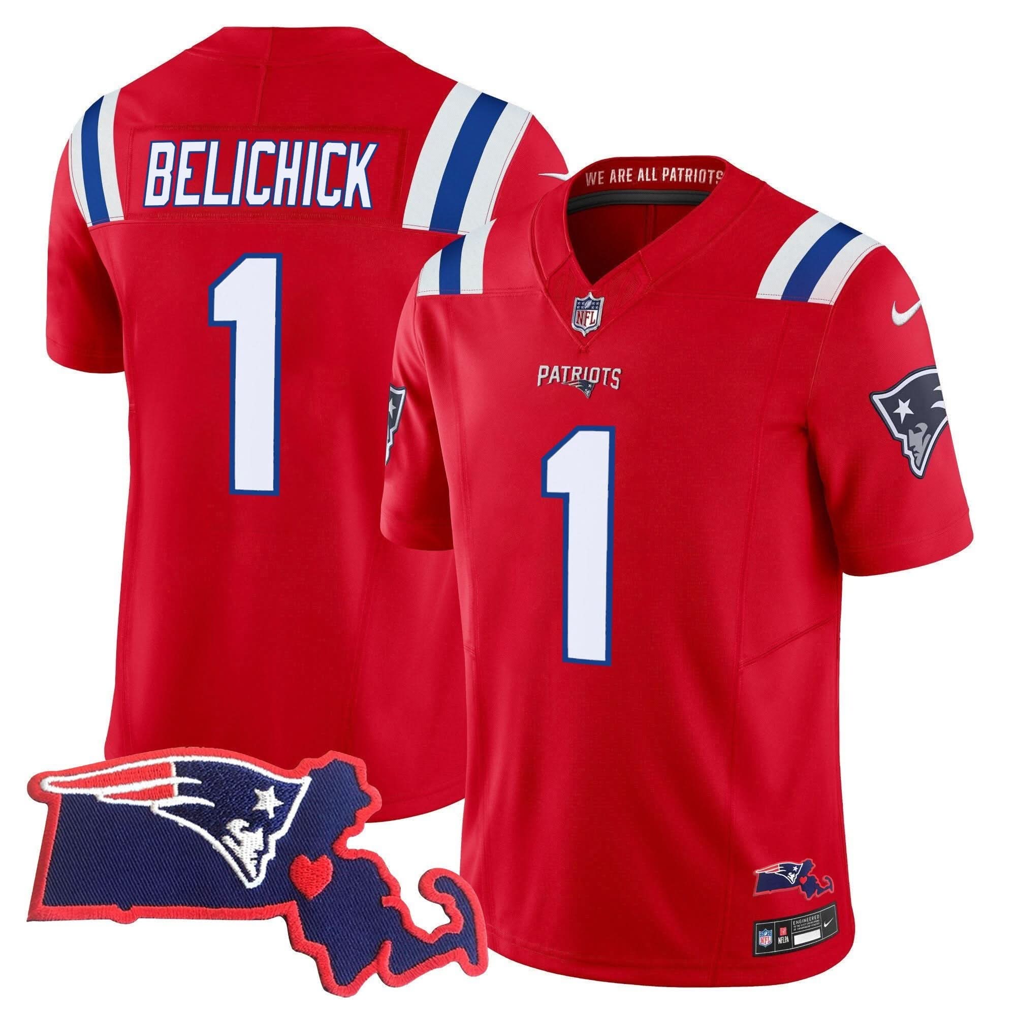 NE Massachusetts Patch Vapor Jersey