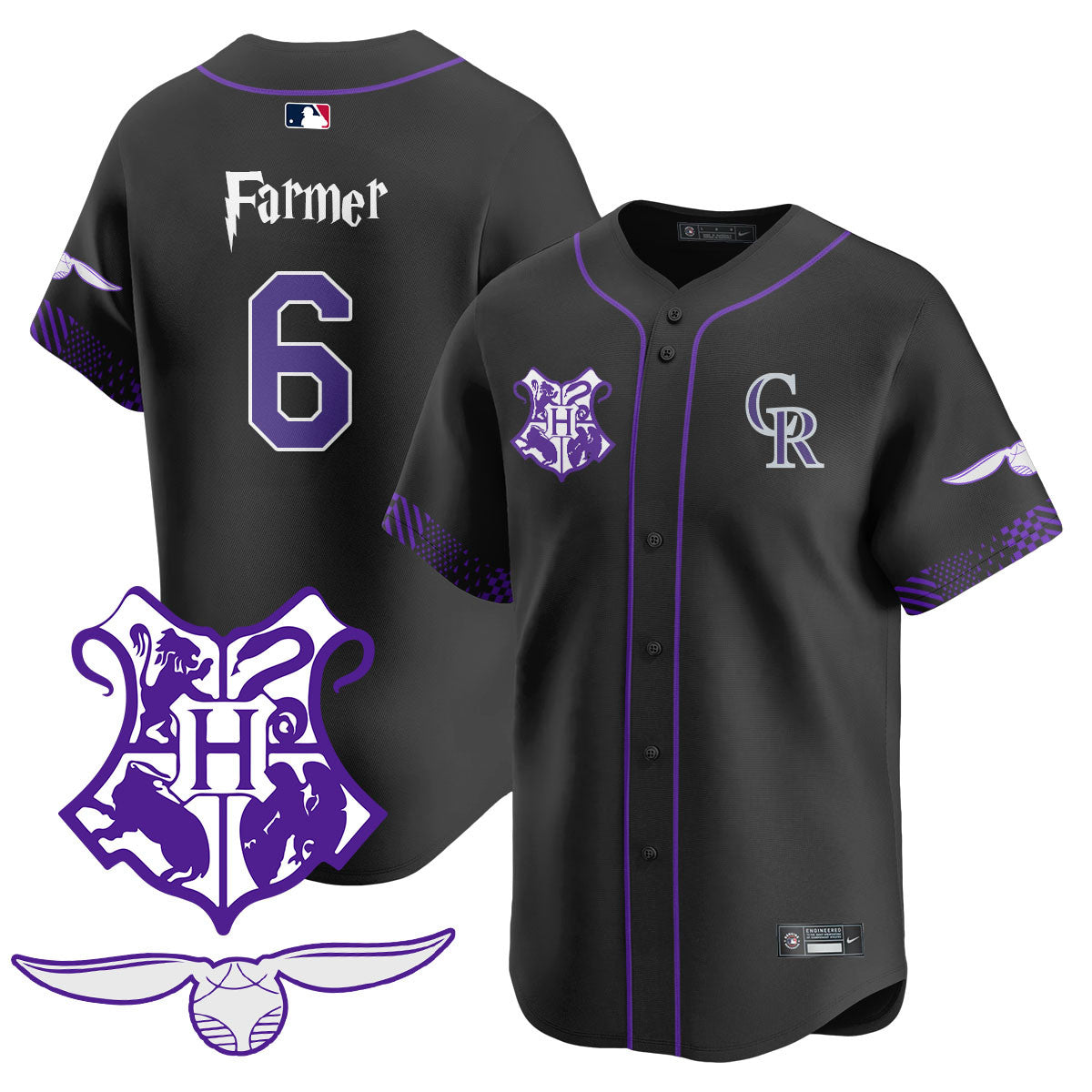 COL Harry Potter 2025 Men Jersey - All Stitched