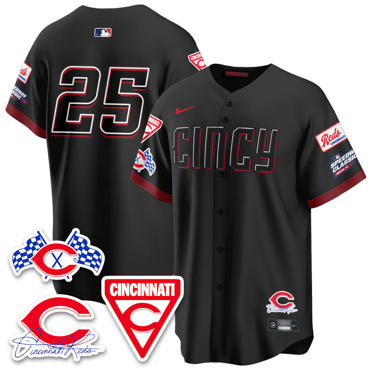 CIN 2025 Speedway Limited Men Jersey V1 - All Stitched