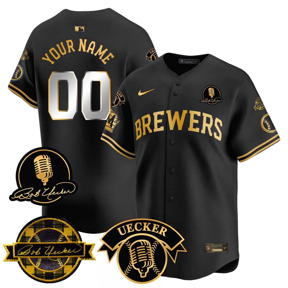MIL 2025 Limited Jersey - Bob Uecker Patch - All Stitched