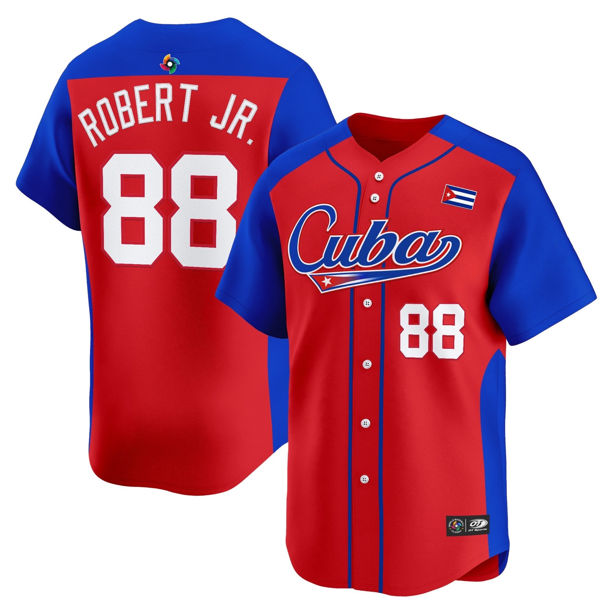 Team Cuba World Baseball Classic Vapor Premier Jersey - 2026 Roster - All Stitched