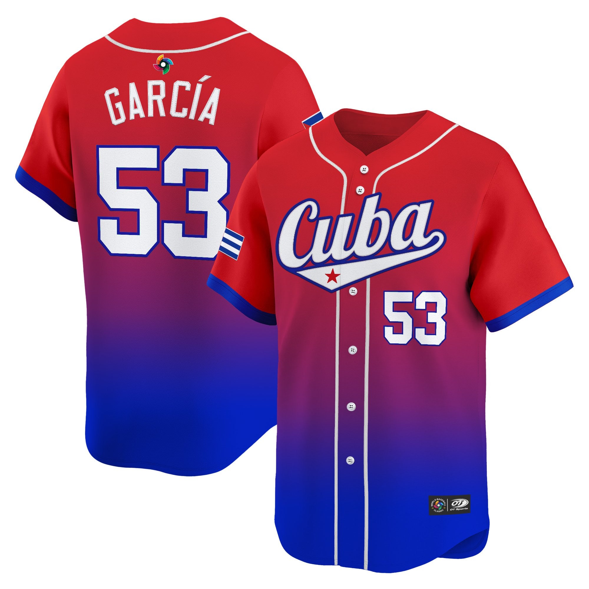 Team Cuba World Baseball Classic Vapor Premier Jersey - 2026 Roster - All Stitched