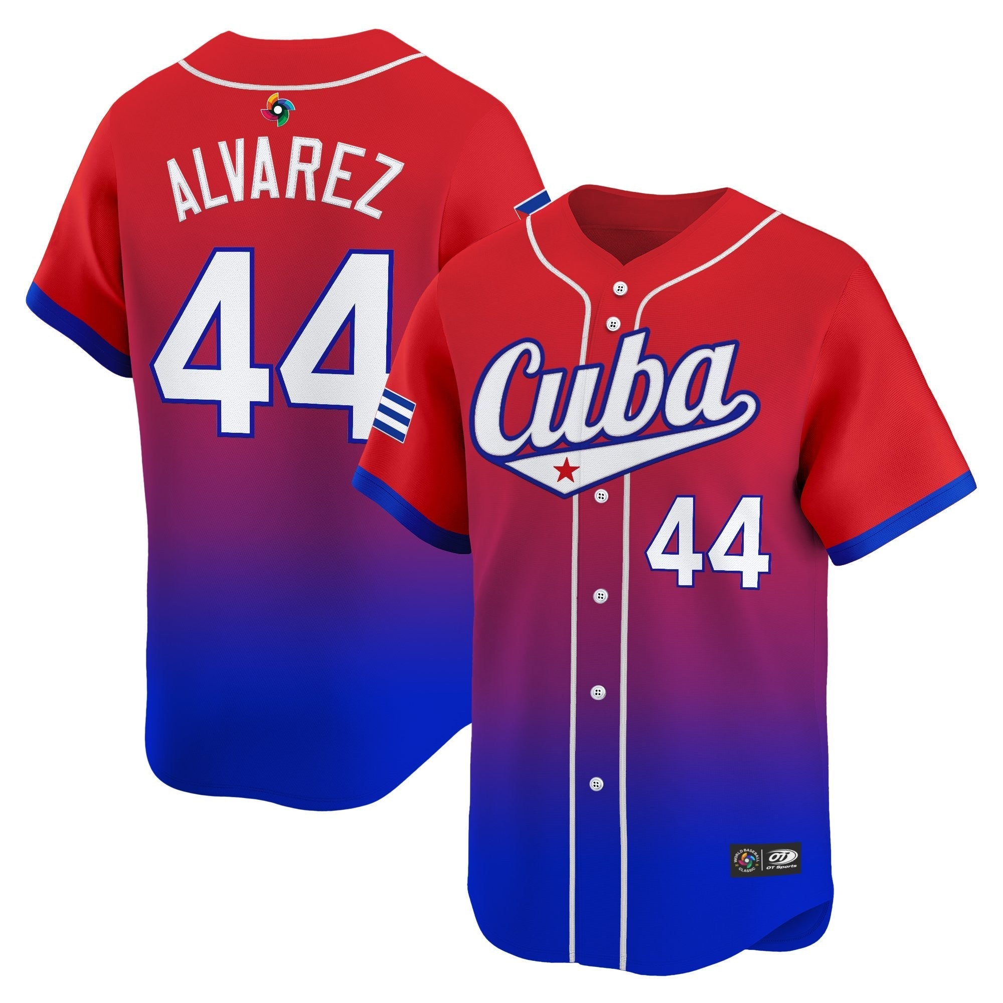 Team Cuba World Baseball Classic Vapor Premier Jersey - 2026 Roster - All Stitched