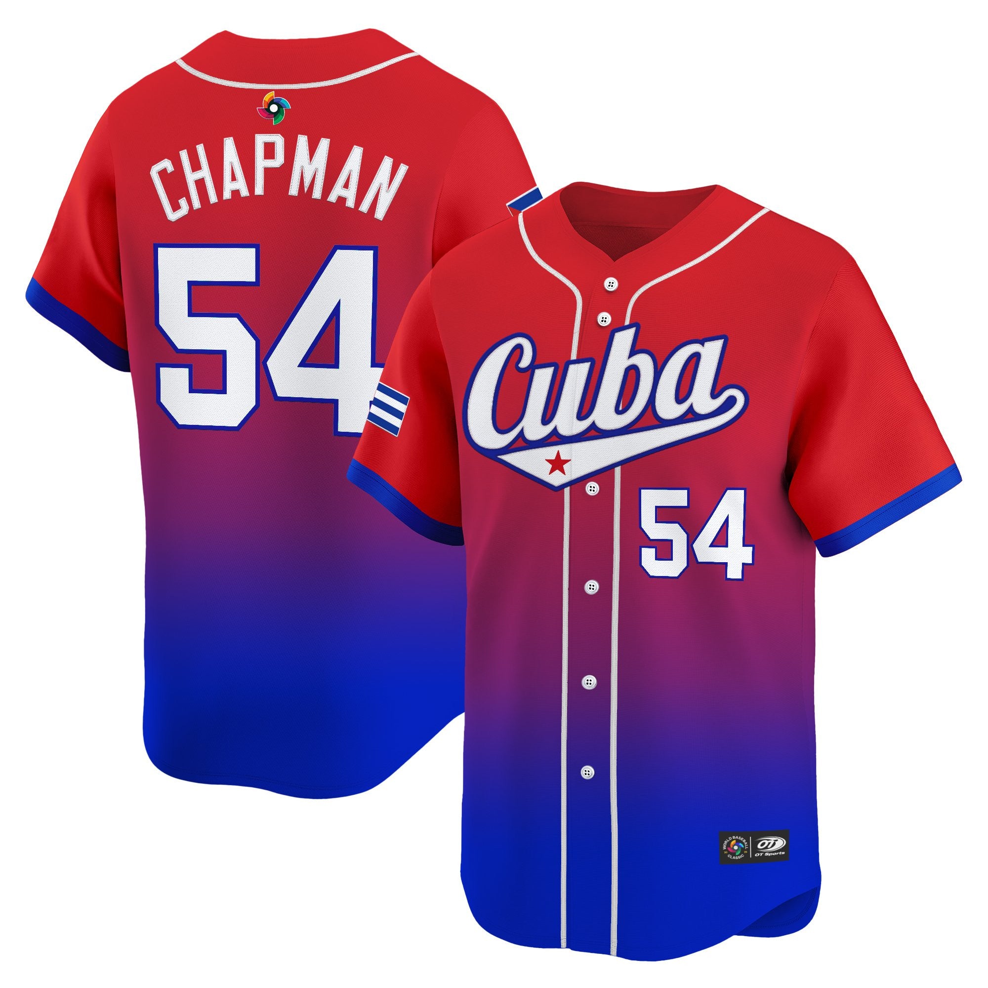 Team Cuba World Baseball Classic Vapor Premier Jersey - 2026 Roster - All Stitched