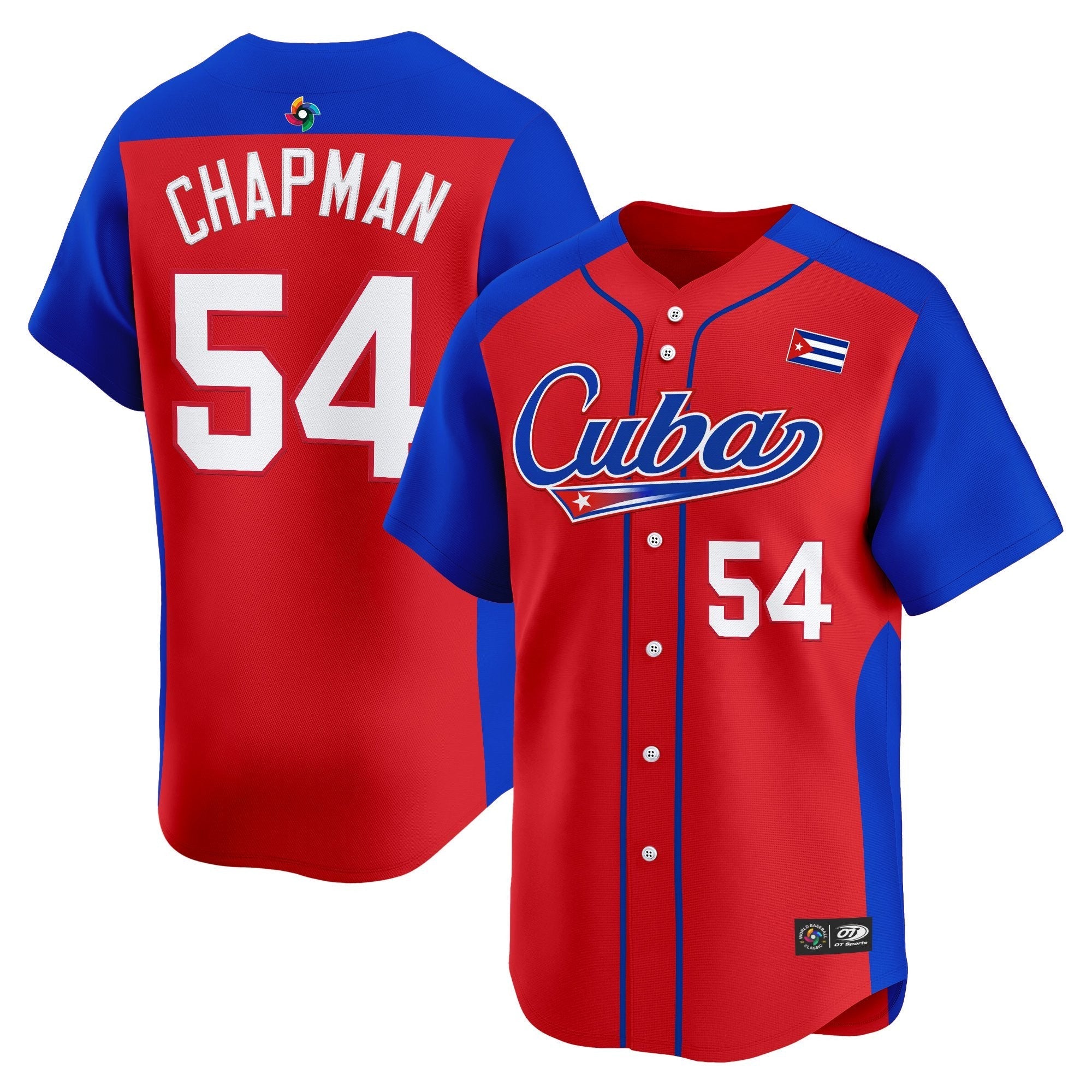 Team Cuba World Baseball Classic Vapor Premier Jersey - 2026 Roster - All Stitched