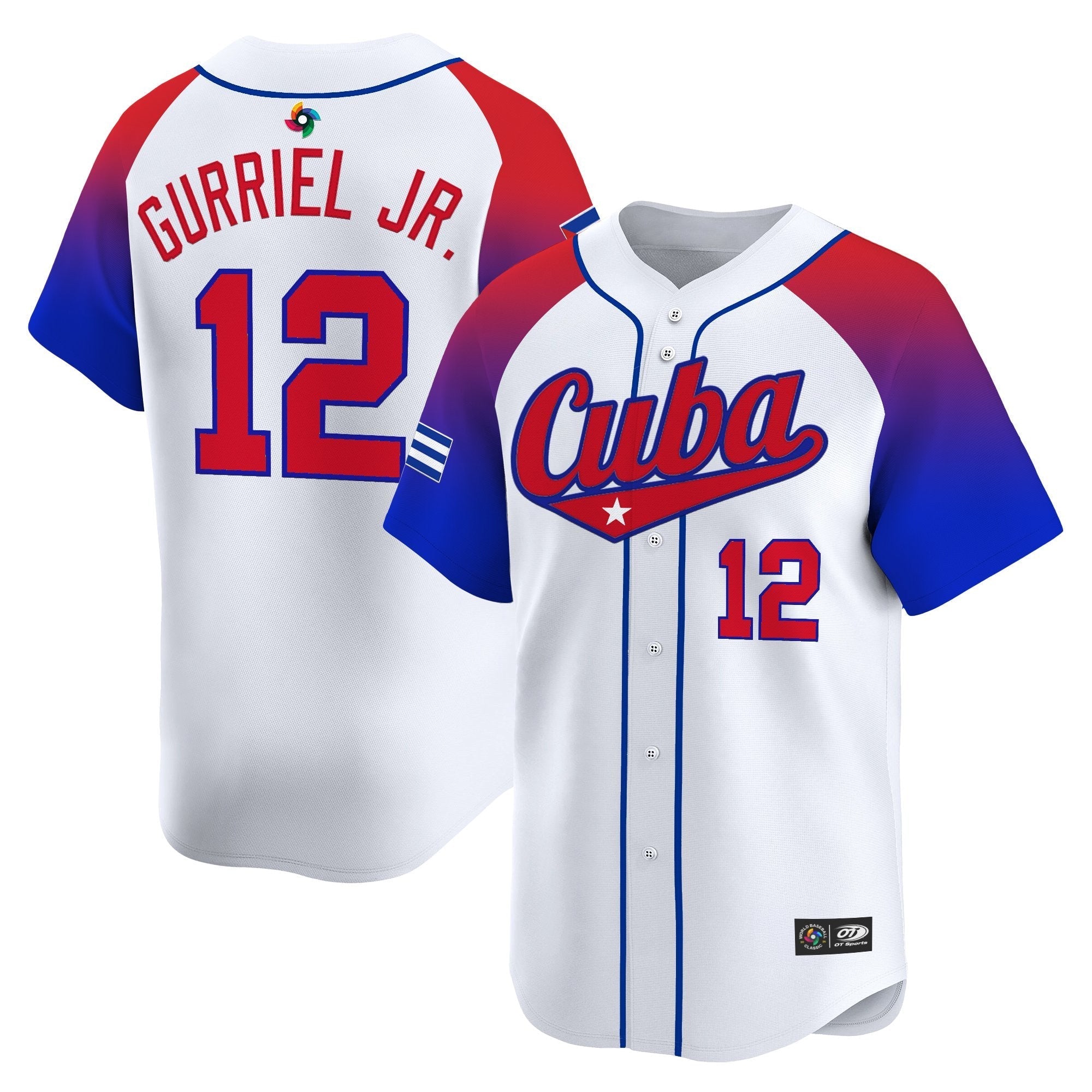 Team Cuba World Baseball Classic Vapor Premier Jersey - 2026 Roster - All Stitched