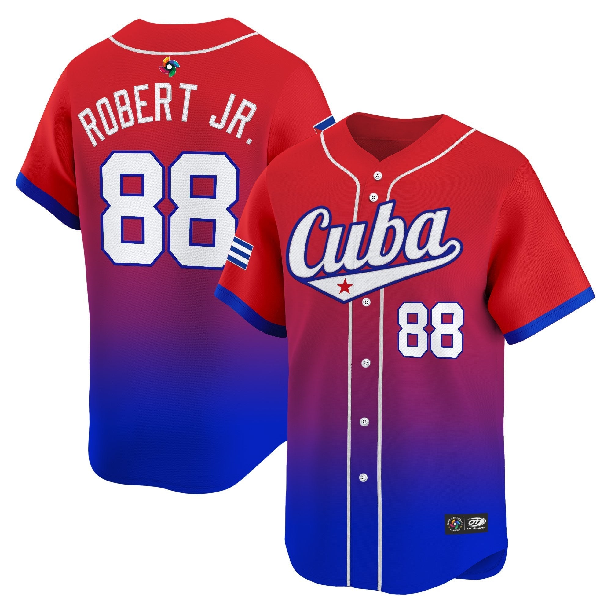 Team Cuba World Baseball Classic Vapor Premier Jersey - 2026 Roster - All Stitched