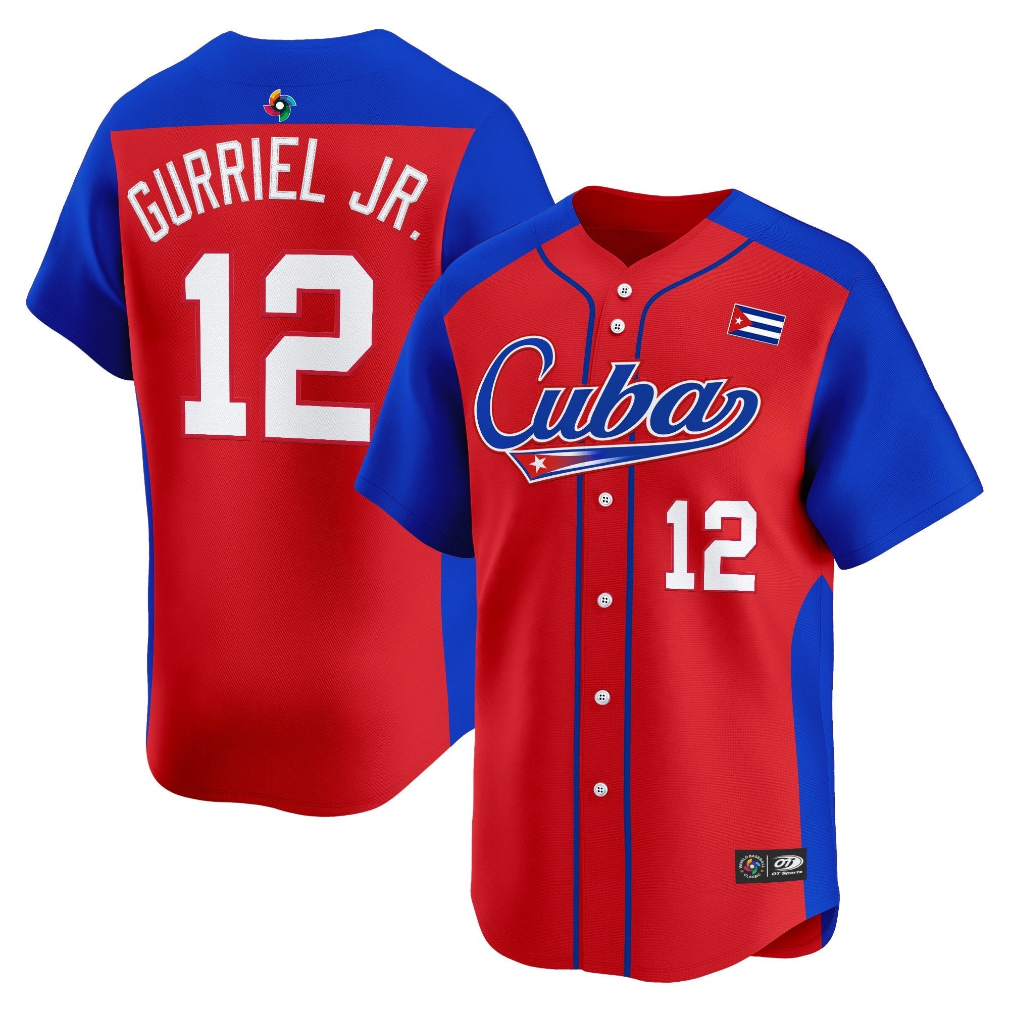 Team Cuba World Baseball Classic Vapor Premier Jersey - 2026 Roster - All Stitched