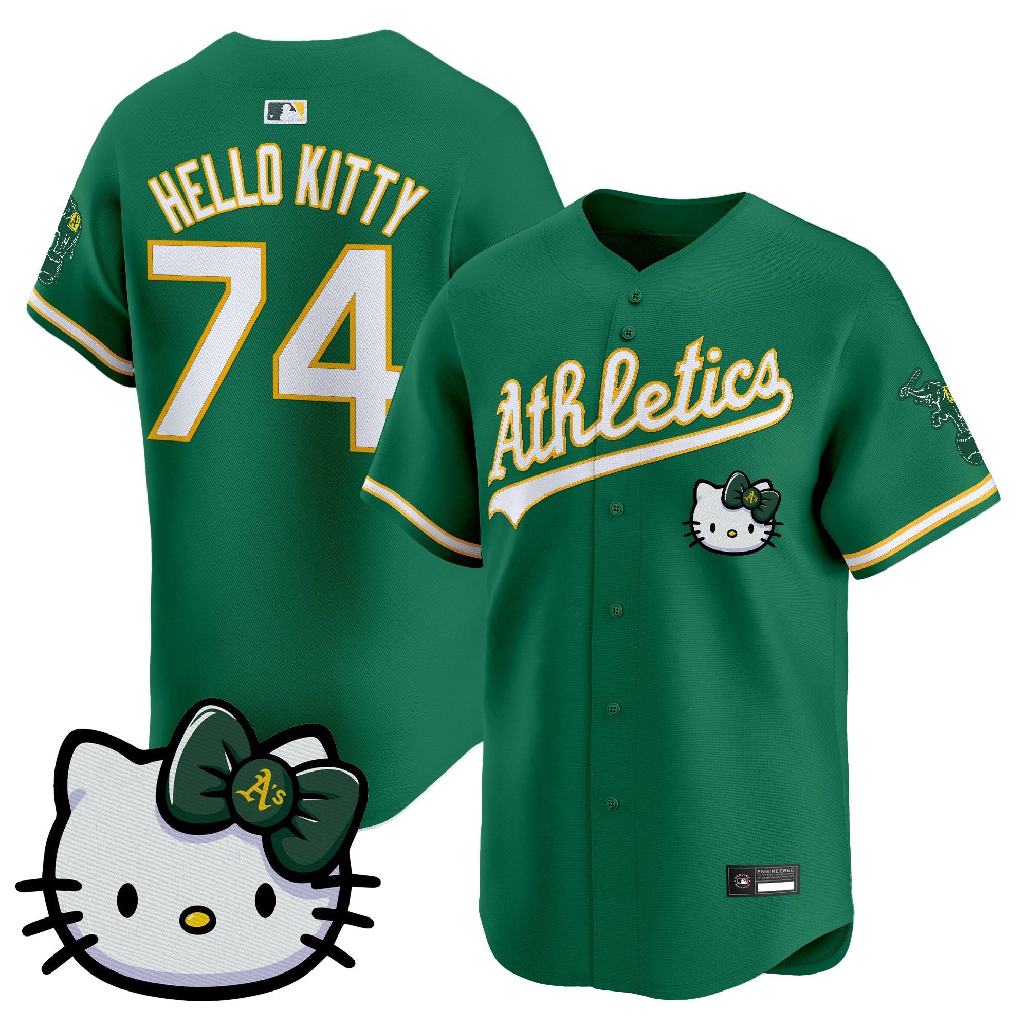 Oakland Athletics Meow KT Vapor Premier Limited Jersey â€“ All Stitched