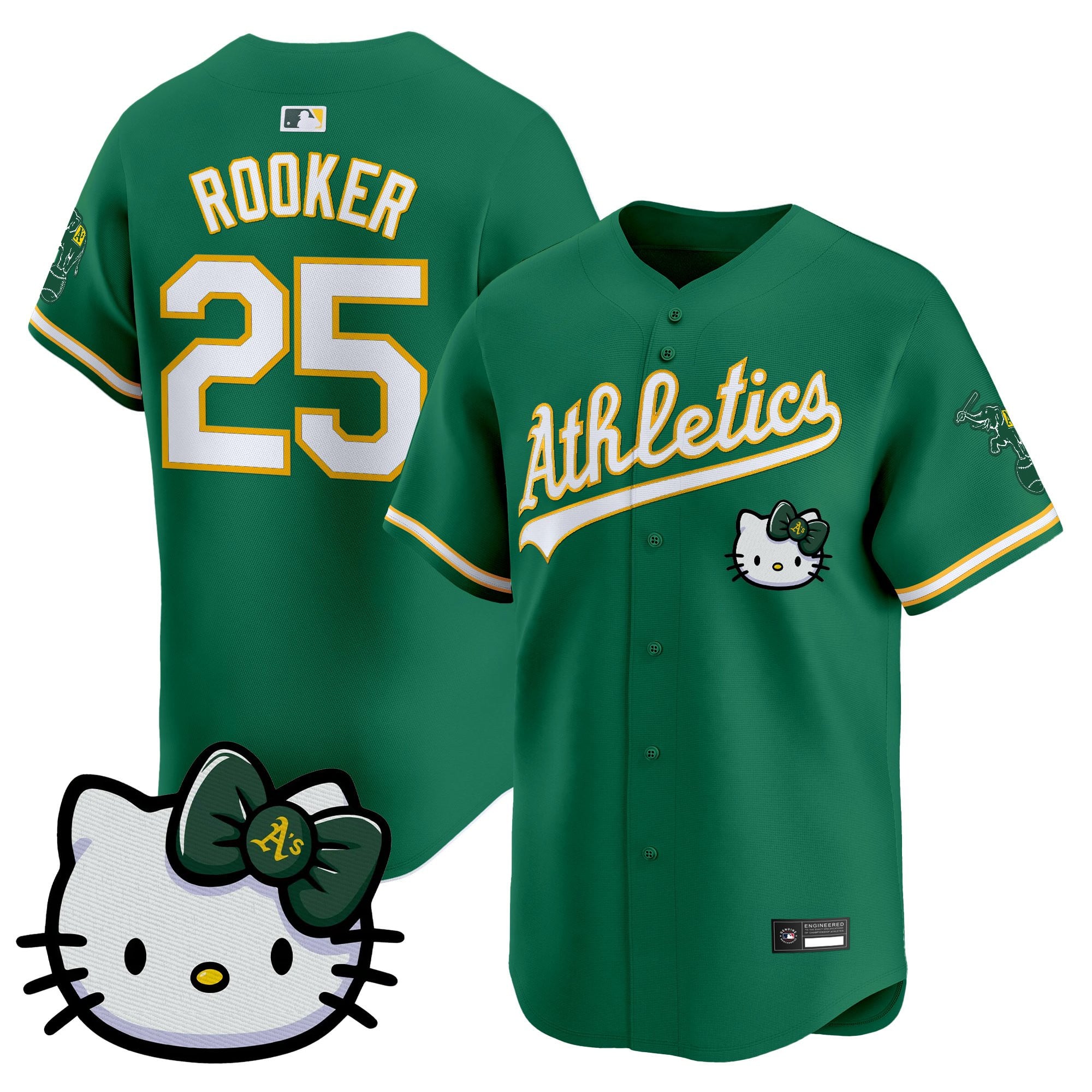 Oakland Athletics Meow KT Vapor Premier Limited Jersey â€“ All Stitched