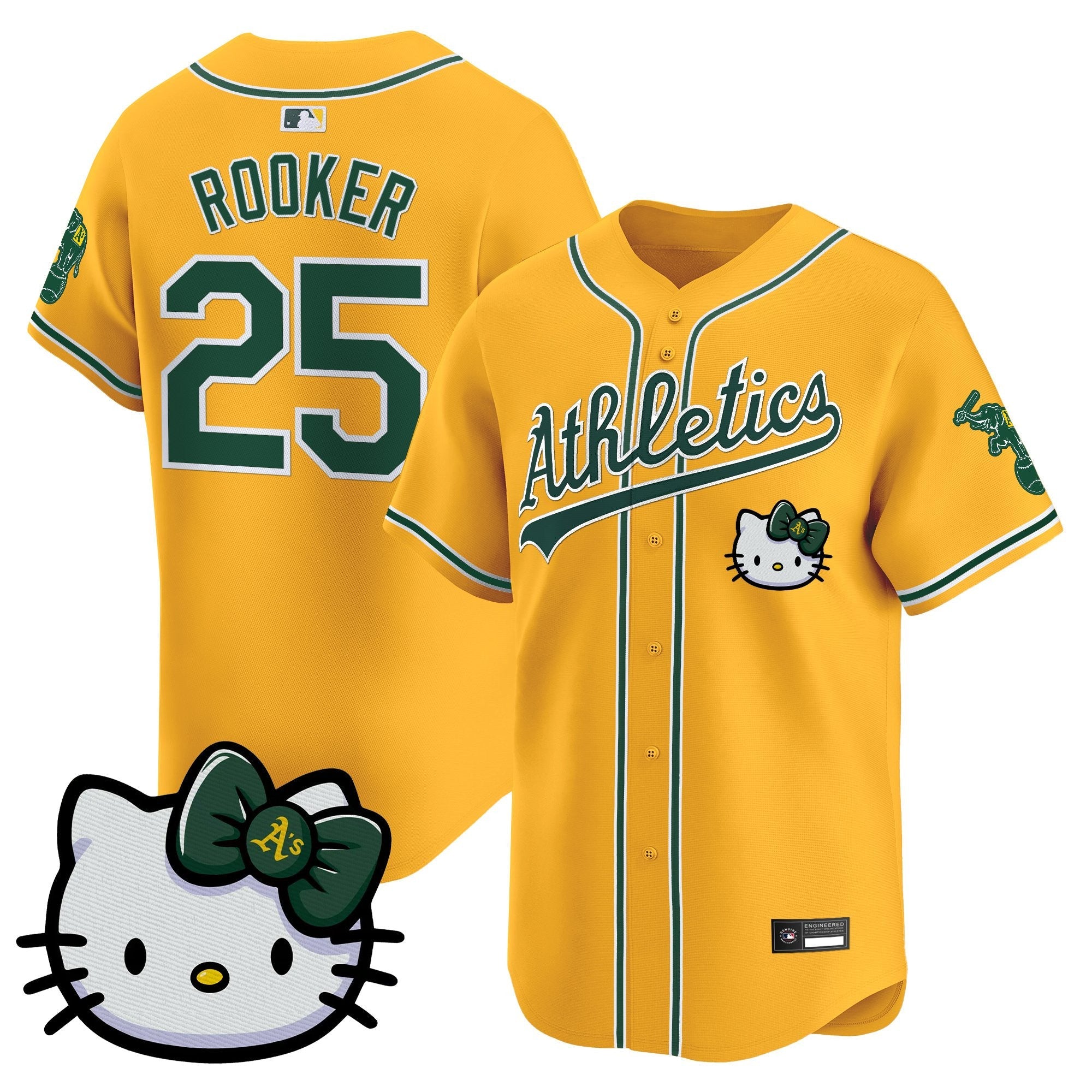 Oakland Athletics Meow KT Vapor Premier Limited Jersey â€“ All Stitched