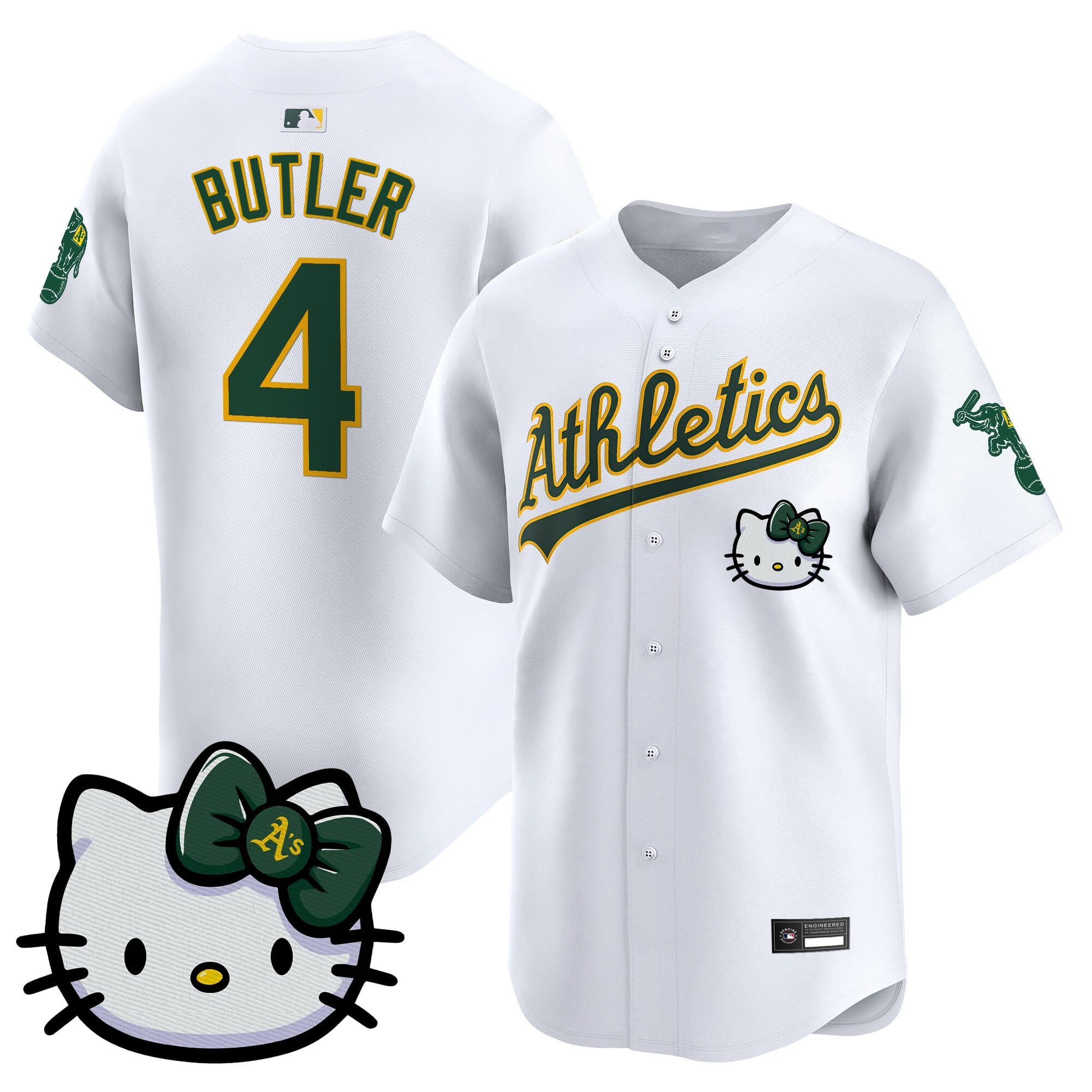 Oakland Athletics Meow KT Vapor Premier Limited Jersey â€“ All Stitched