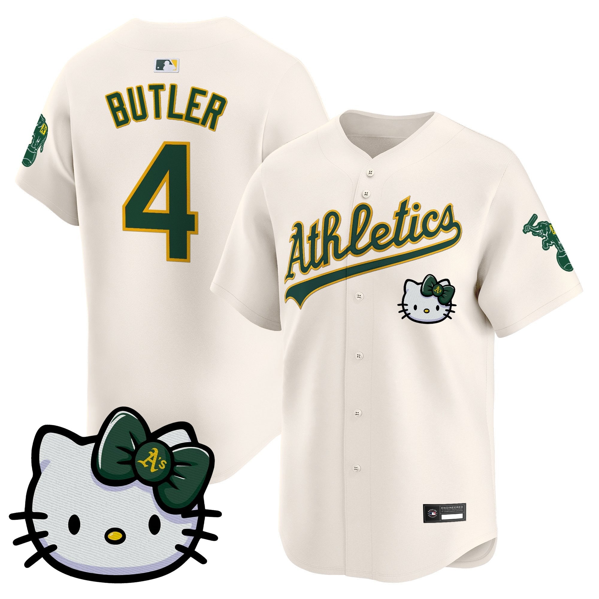 Oakland Athletics Meow KT Vapor Premier Limited Jersey â€“ All Stitched