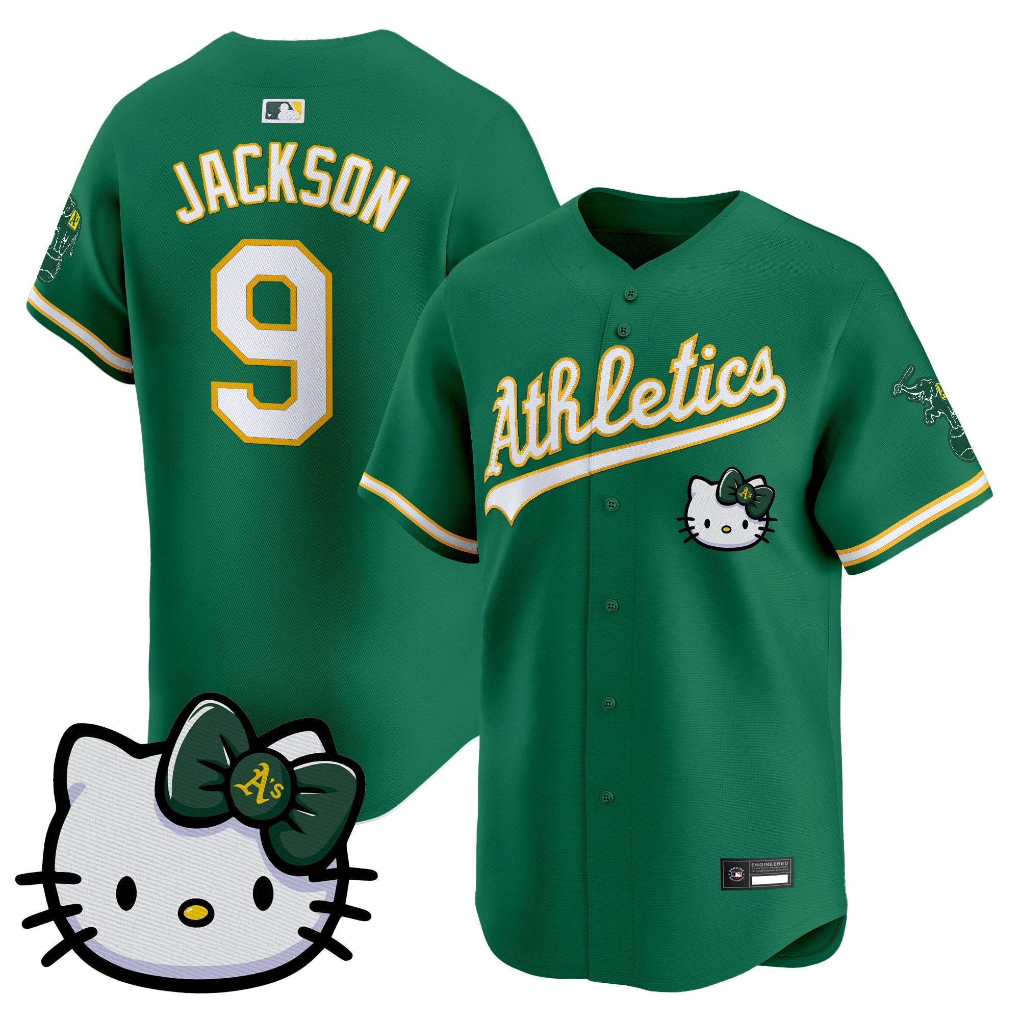 Oakland Athletics Meow KT Vapor Premier Limited Jersey â€“ All Stitched