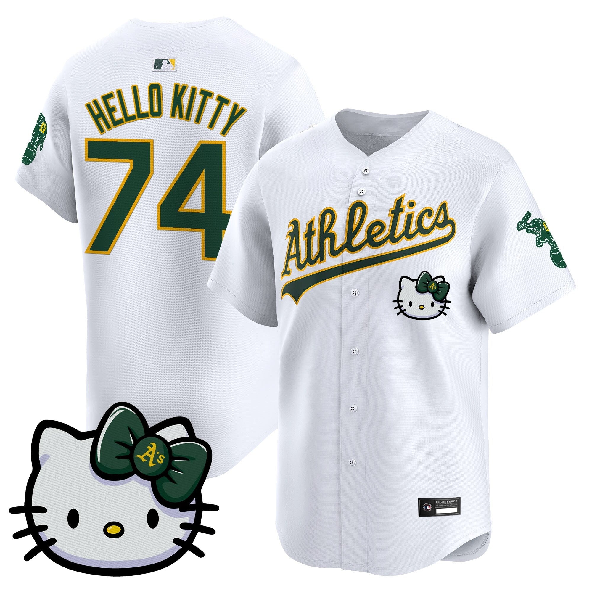Oakland Athletics Meow KT Vapor Premier Limited Jersey â€“ All Stitched
