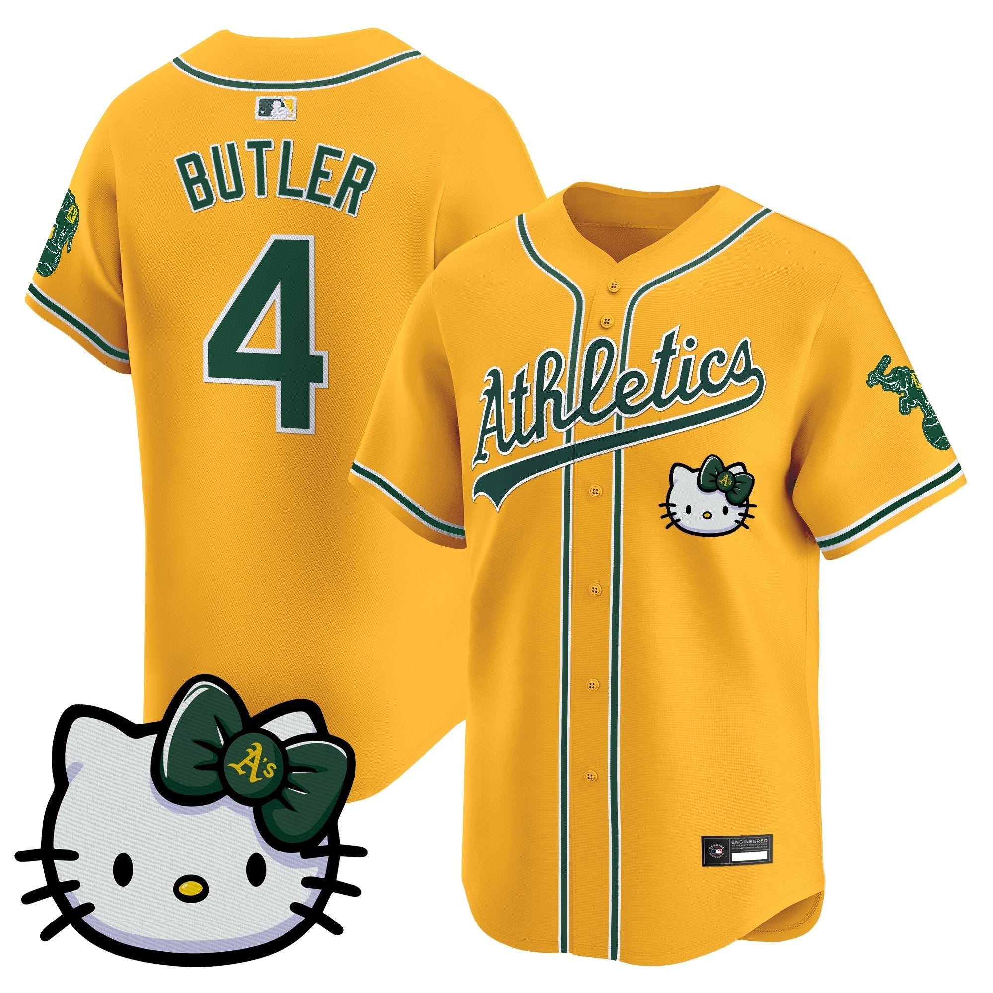 Oakland Athletics Meow KT Vapor Premier Limited Jersey â€“ All Stitched
