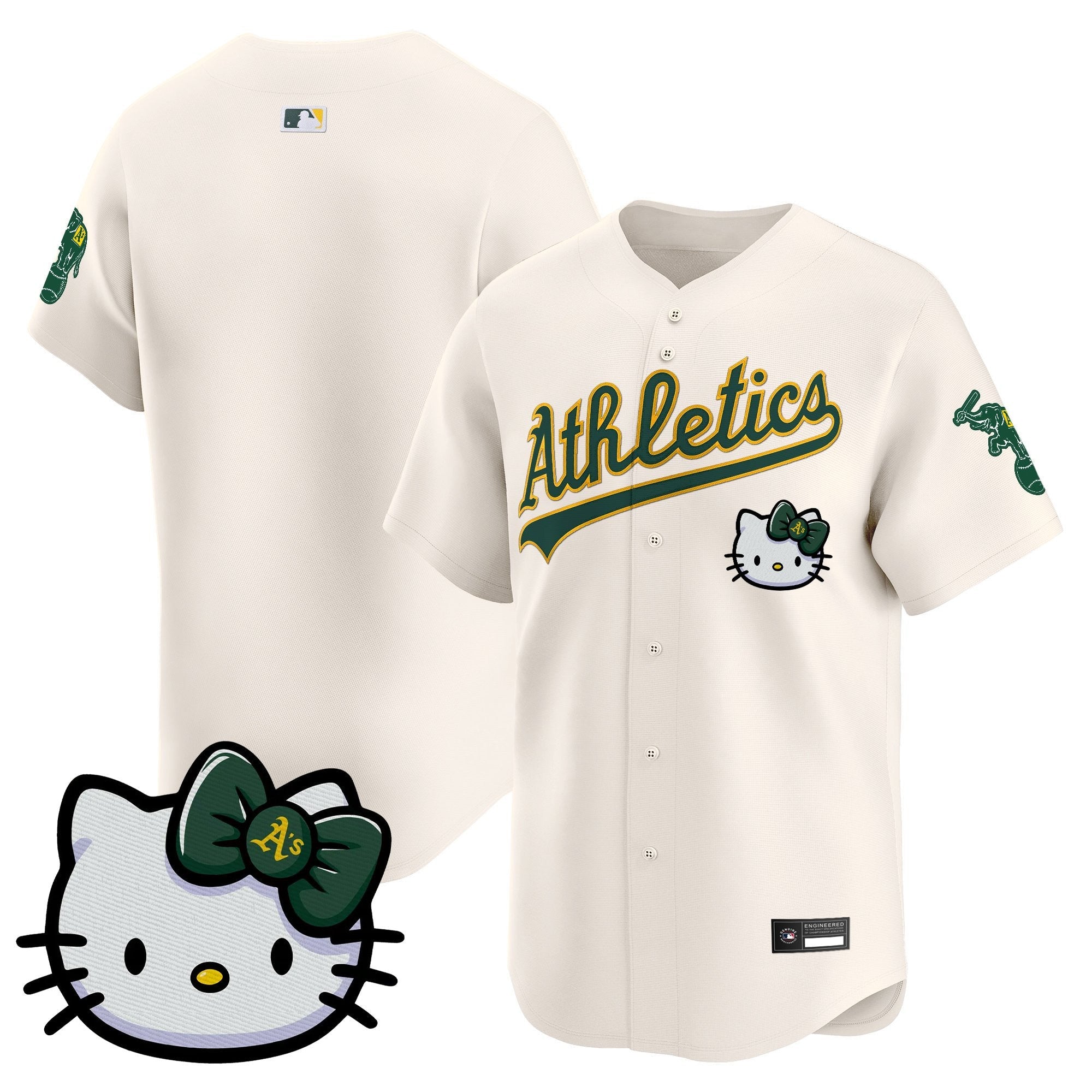 Oakland Athletics Meow KT Vapor Premier Limited Jersey â€“ All Stitched