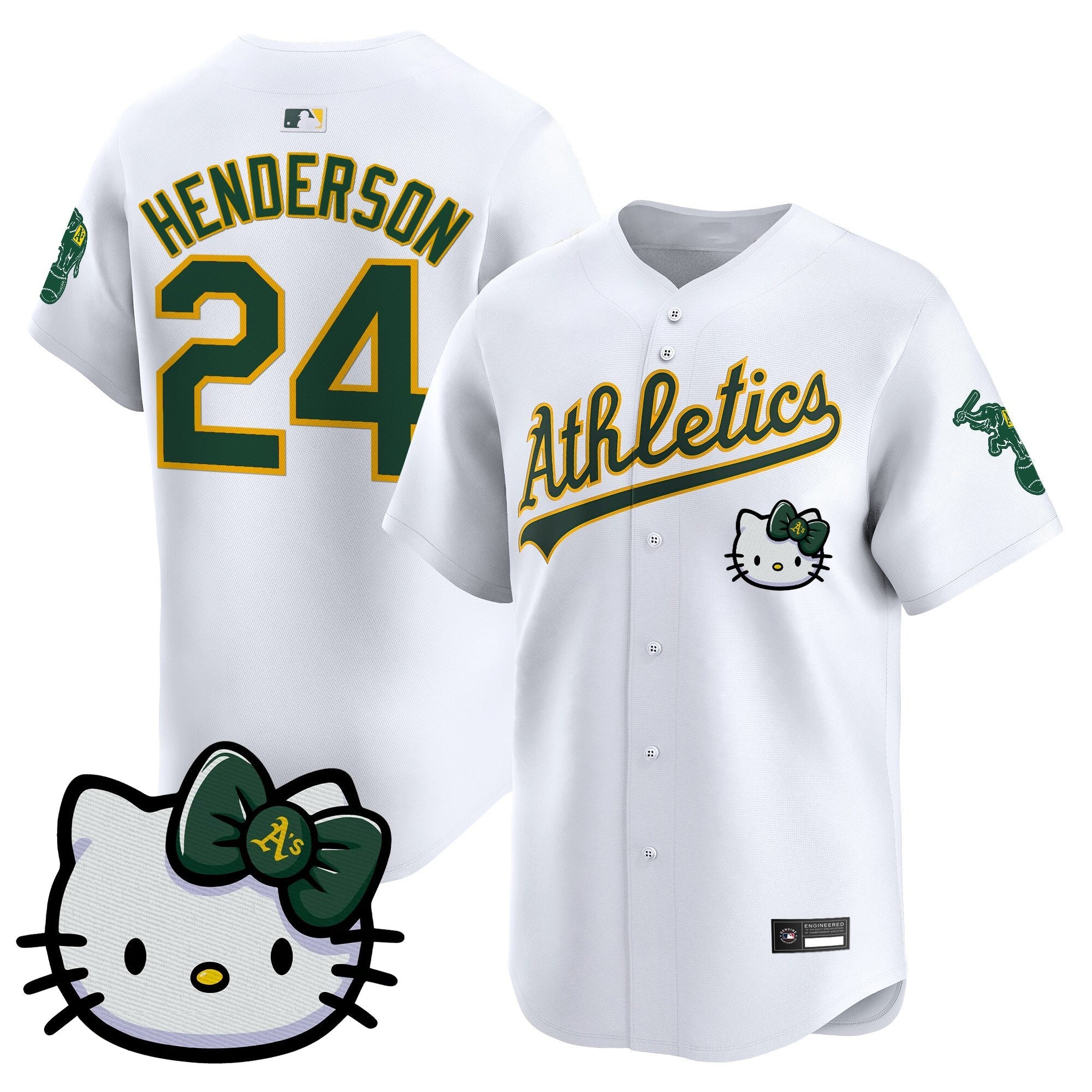 Oakland Athletics Meow KT Vapor Premier Limited Jersey â€“ All Stitched