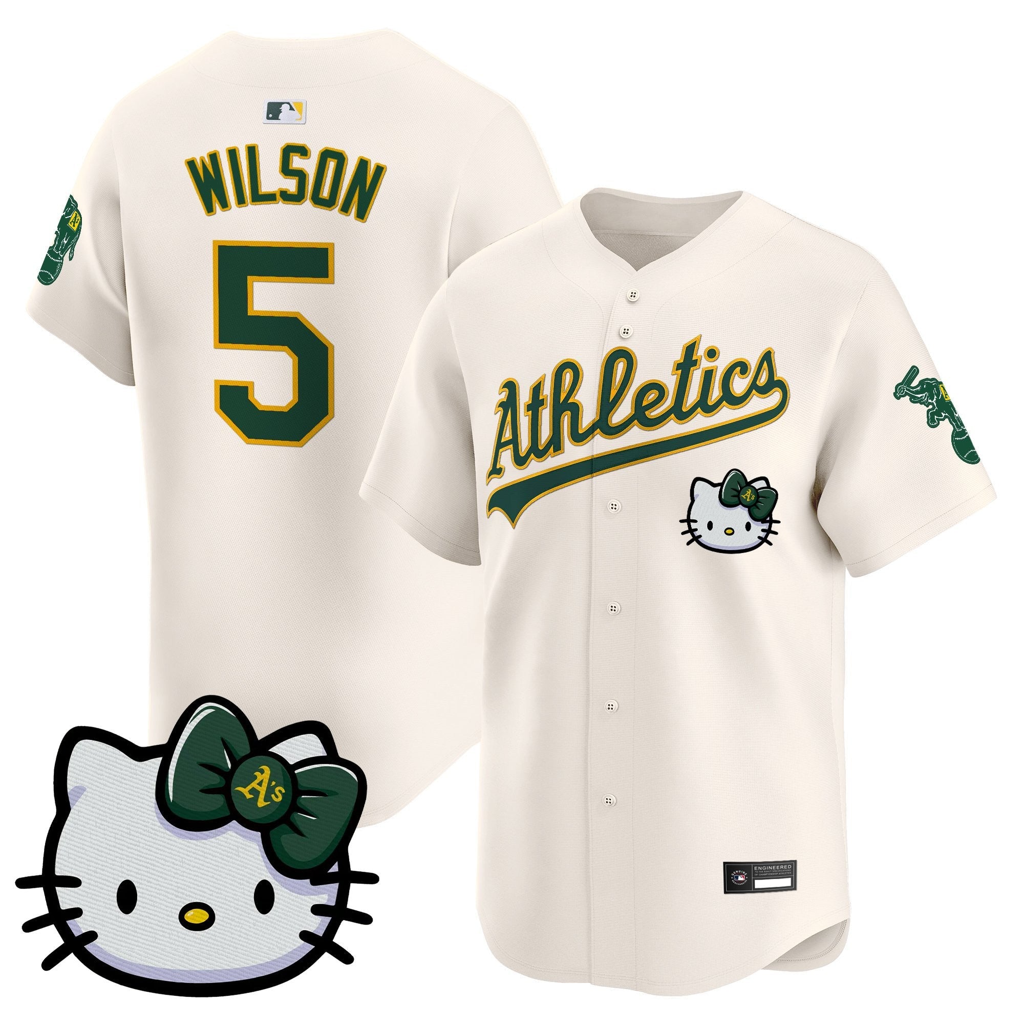 Oakland Athletics Meow KT Vapor Premier Limited Jersey â€“ All Stitched