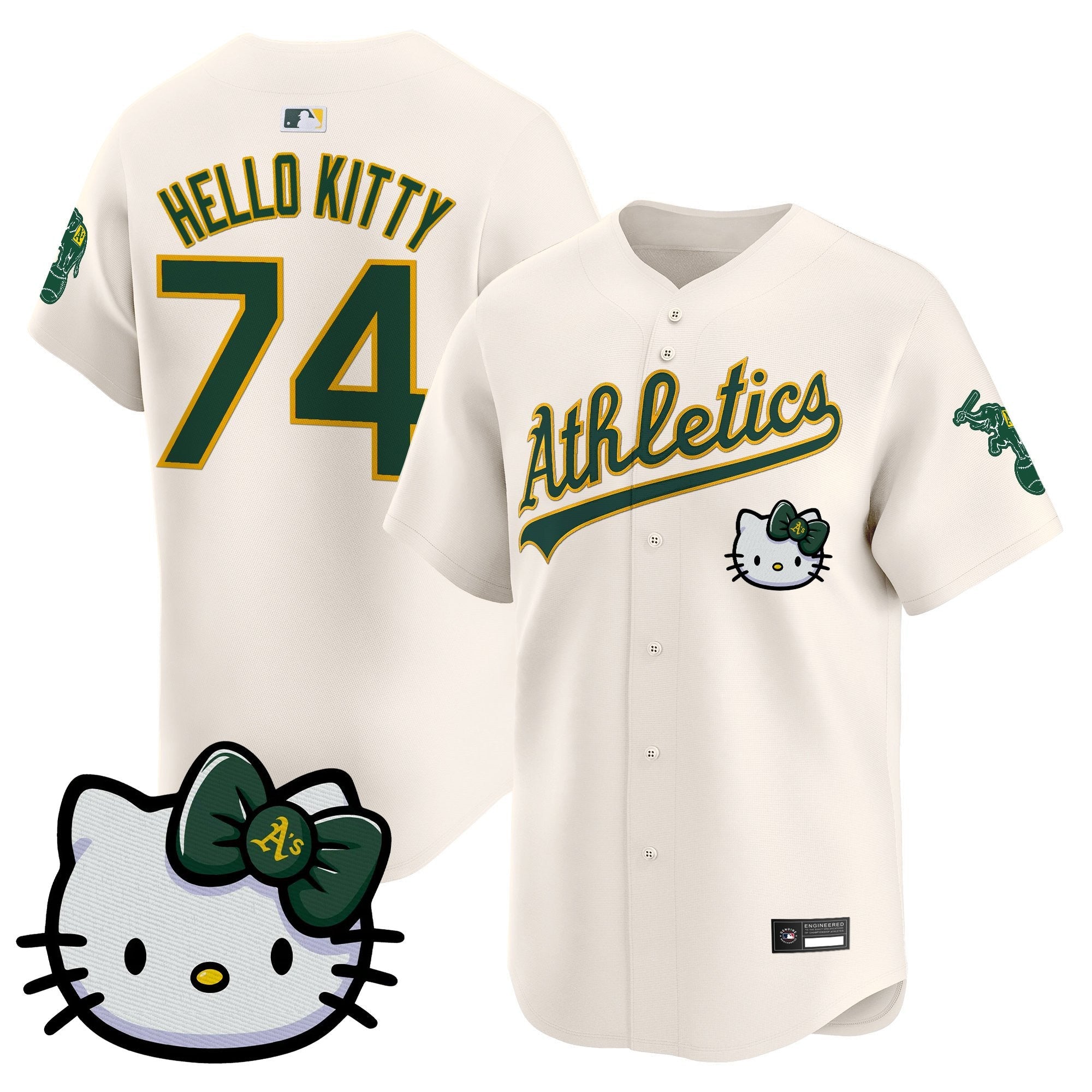 Oakland Athletics Meow KT Vapor Premier Limited Jersey â€“ All Stitched