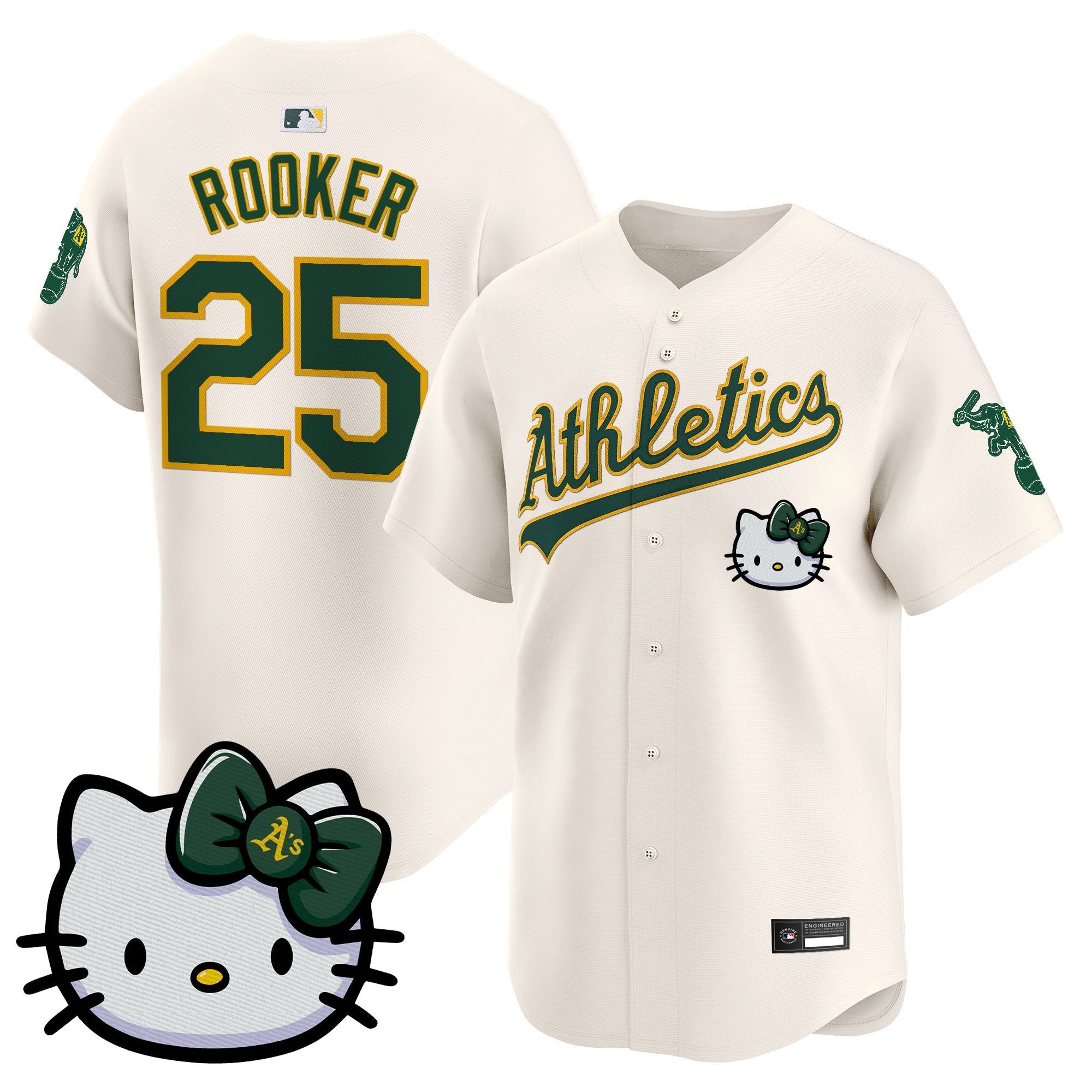 Oakland Athletics Meow KT Vapor Premier Limited Jersey â€“ All Stitched