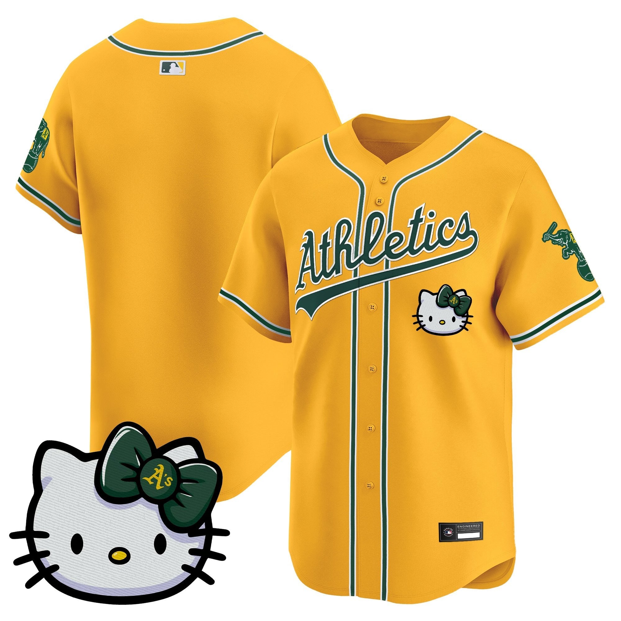Oakland Athletics Meow KT Vapor Premier Limited Jersey â€“ All Stitched
