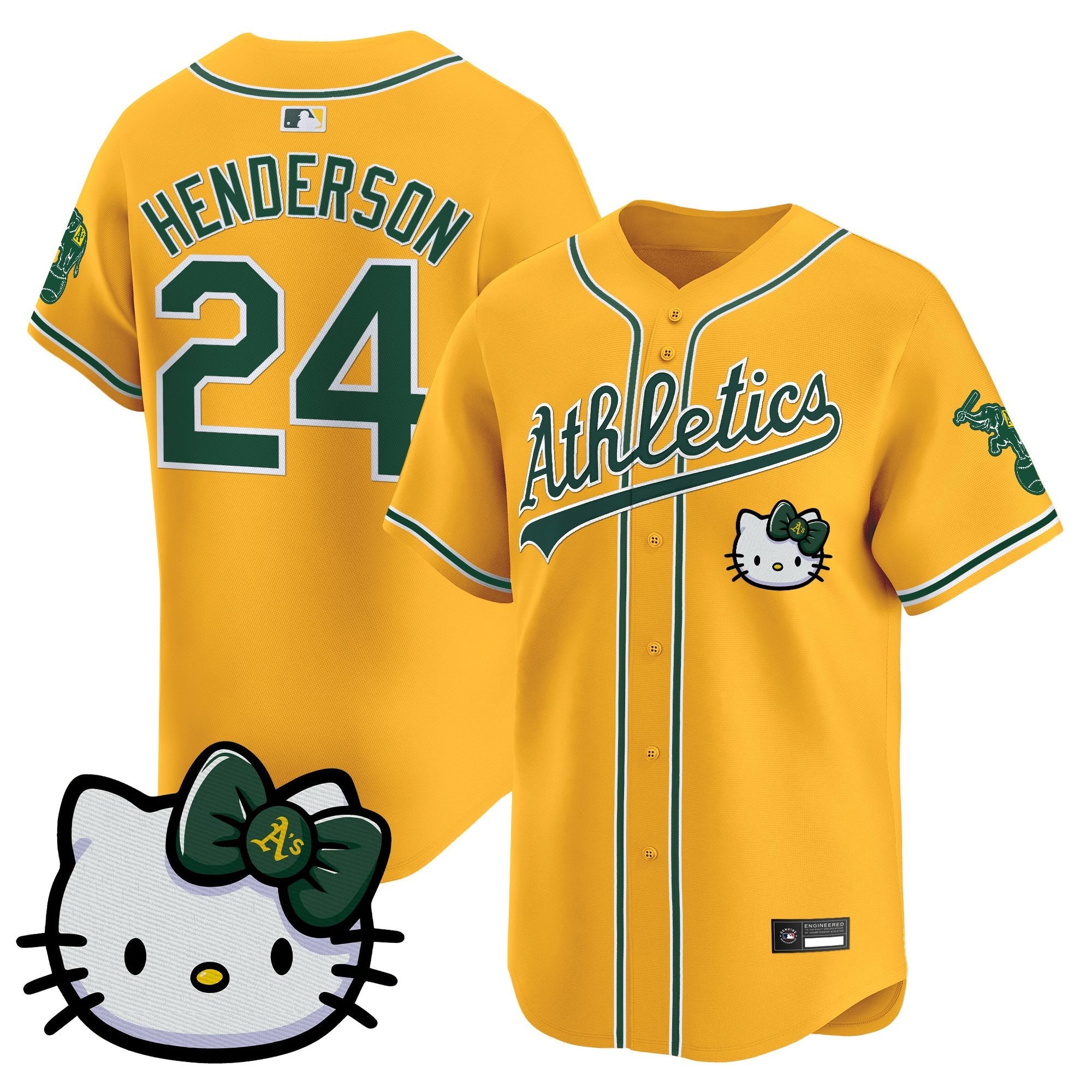 Oakland Athletics Meow KT Vapor Premier Limited Jersey â€“ All Stitched