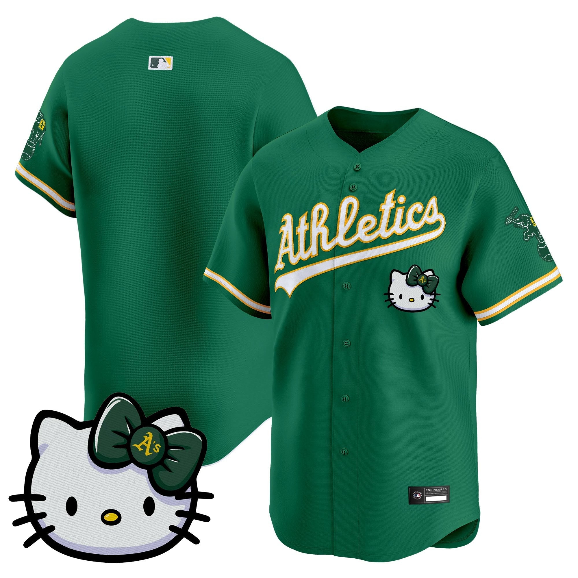 Oakland Athletics Meow KT Vapor Premier Limited Jersey â€“ All Stitched