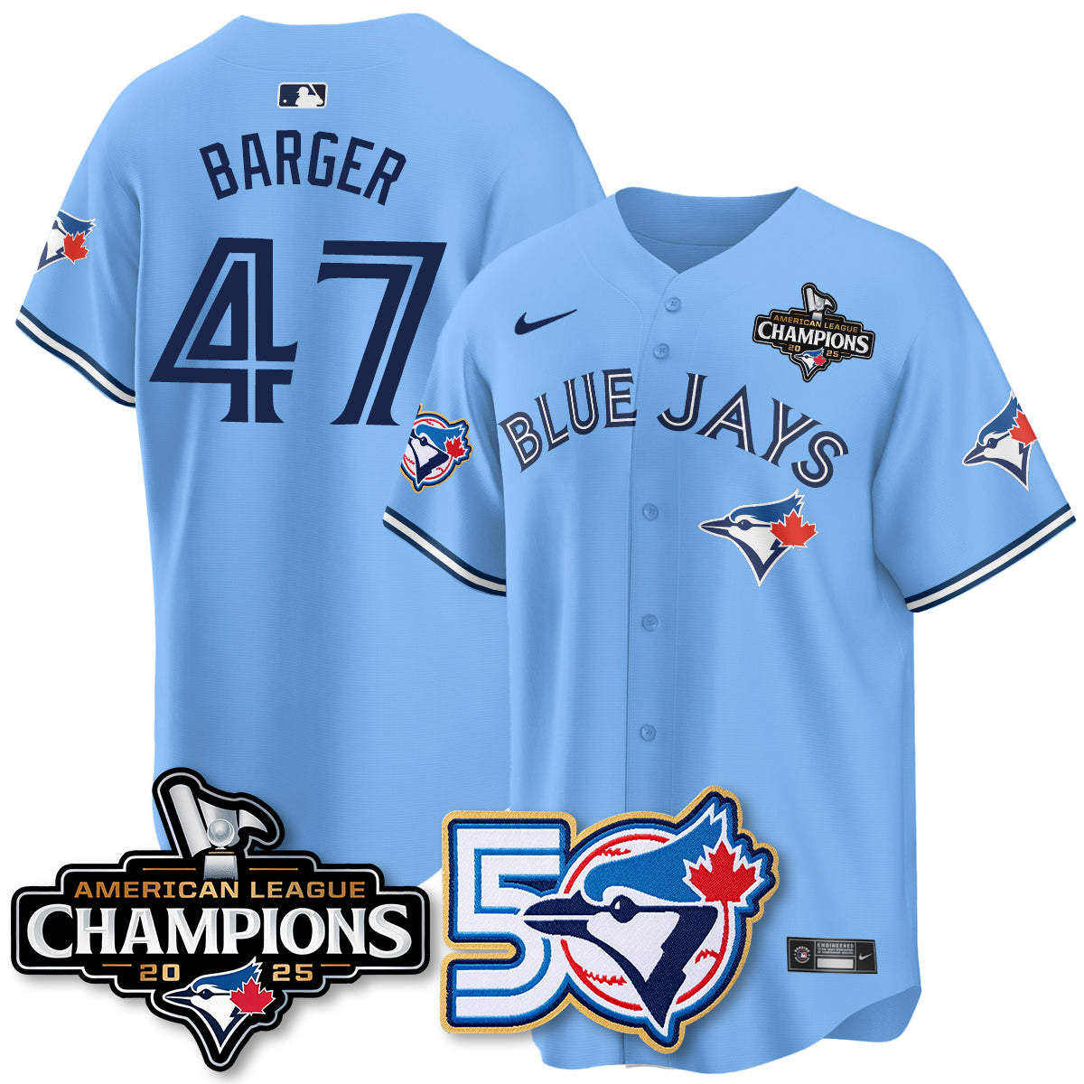 TBJ 2025 American League Champions Vapor Limited Jersey - 50th Season - All Stitched