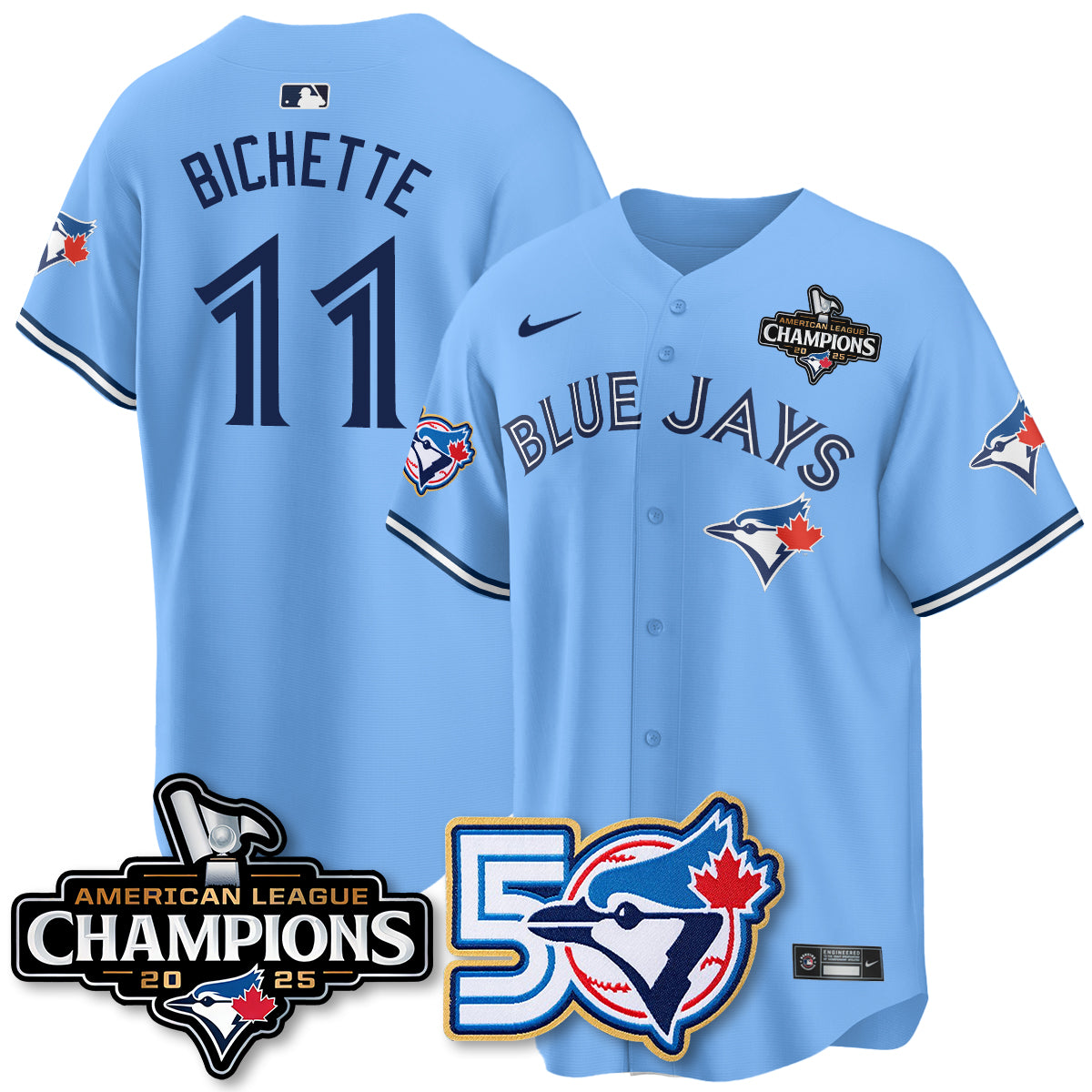 TBJ 2025 American League Champions Vapor Limited Jersey - 50th Season - All Stitched