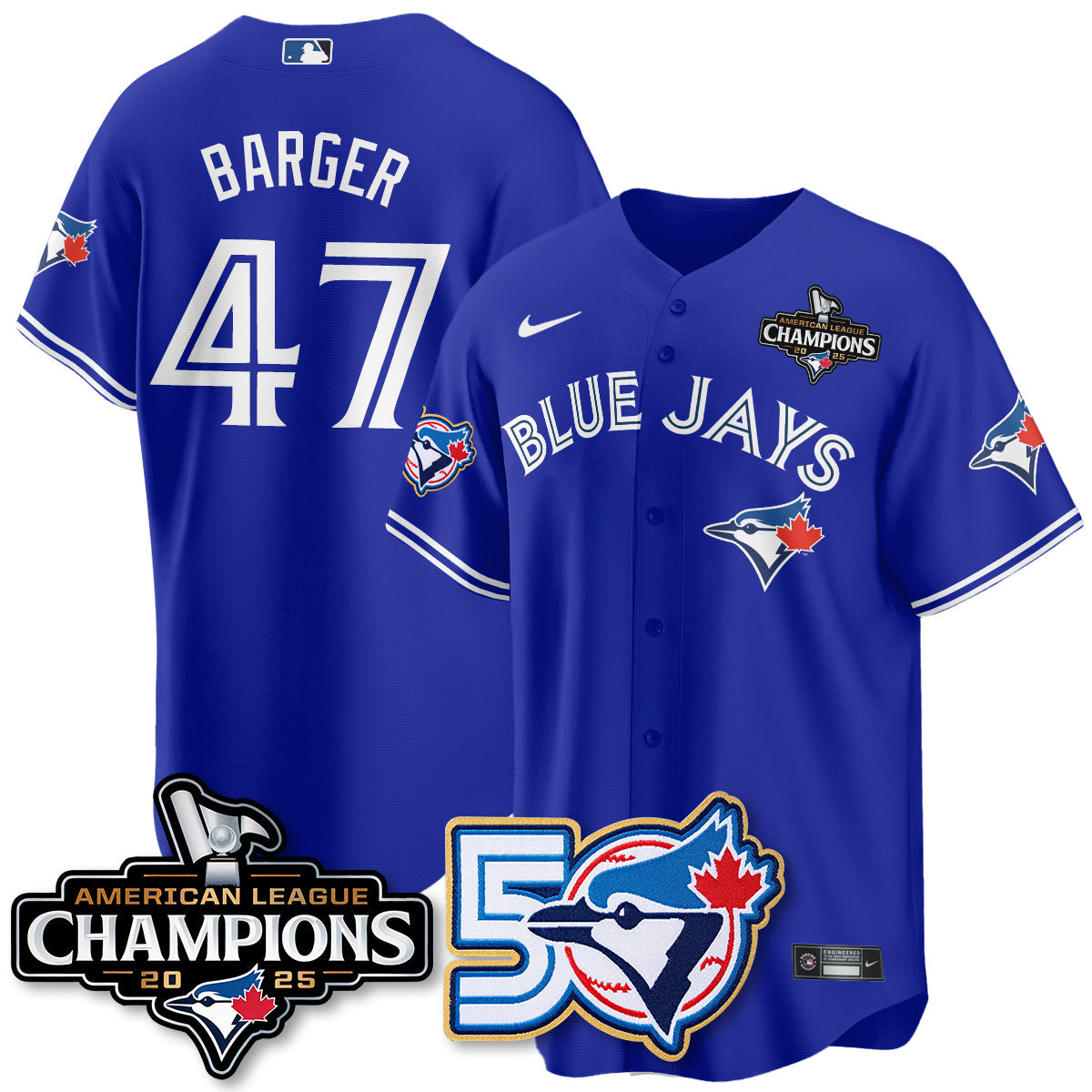 TBJ 2025 American League Champions Vapor Limited Jersey - 50th Season - All Stitched