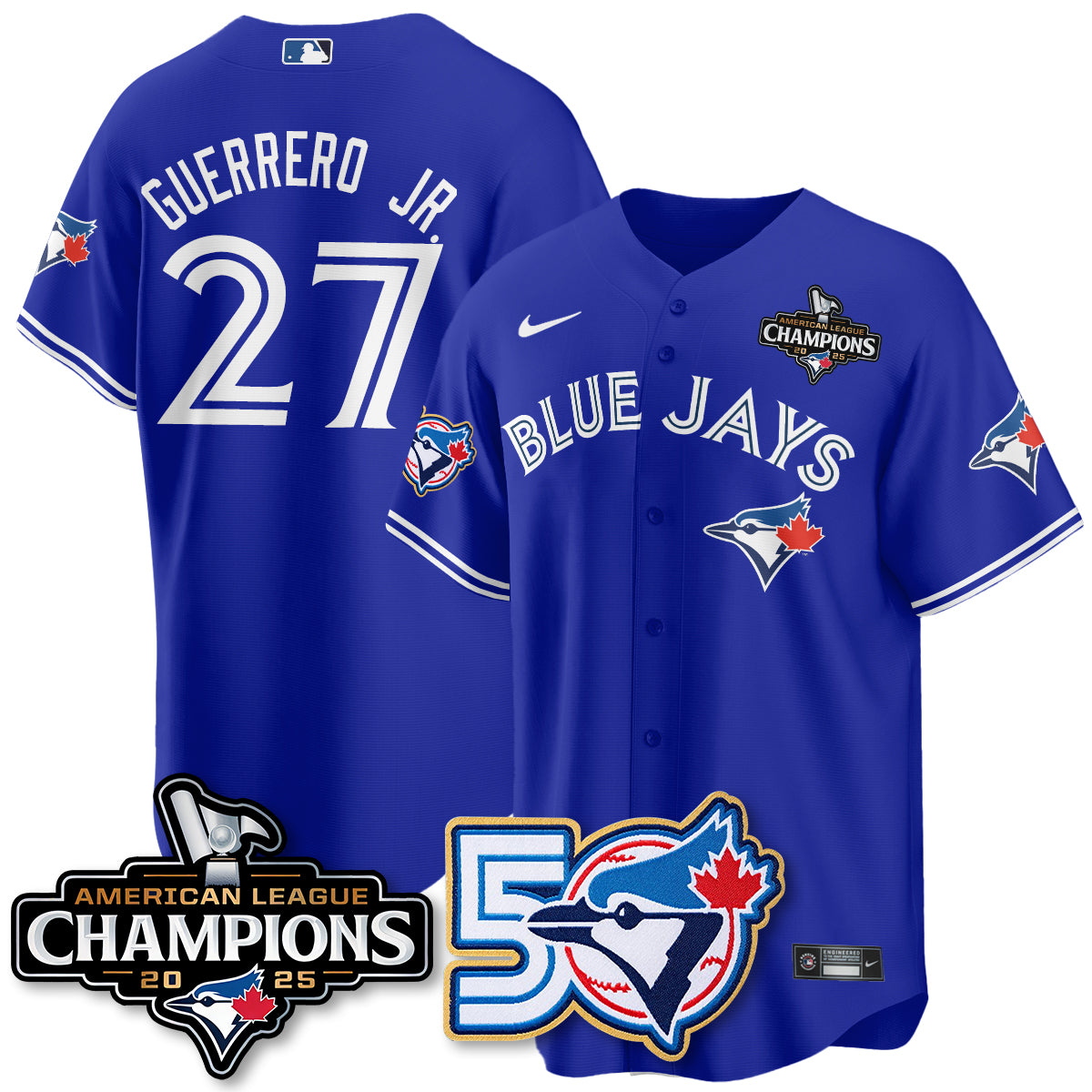 TBJ 2025 American League Champions Vapor Limited Men Jersey - 50th Season - All Stitched