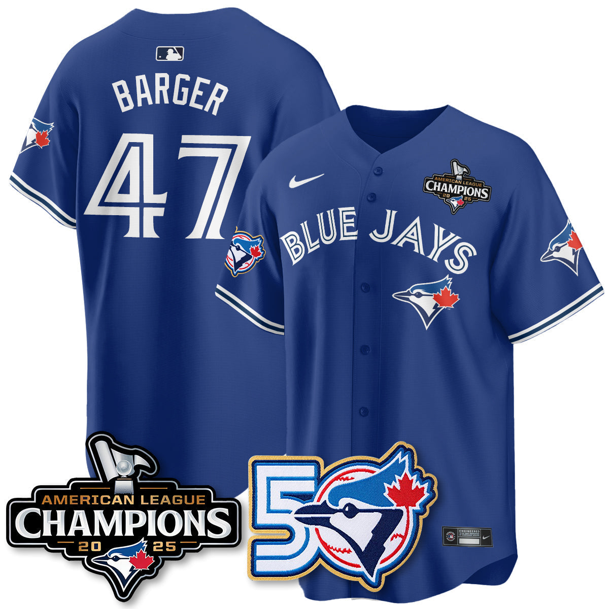 TBJ 2025 American League Champions Vapor Limited Men Jersey - 50th Season - All Stitched