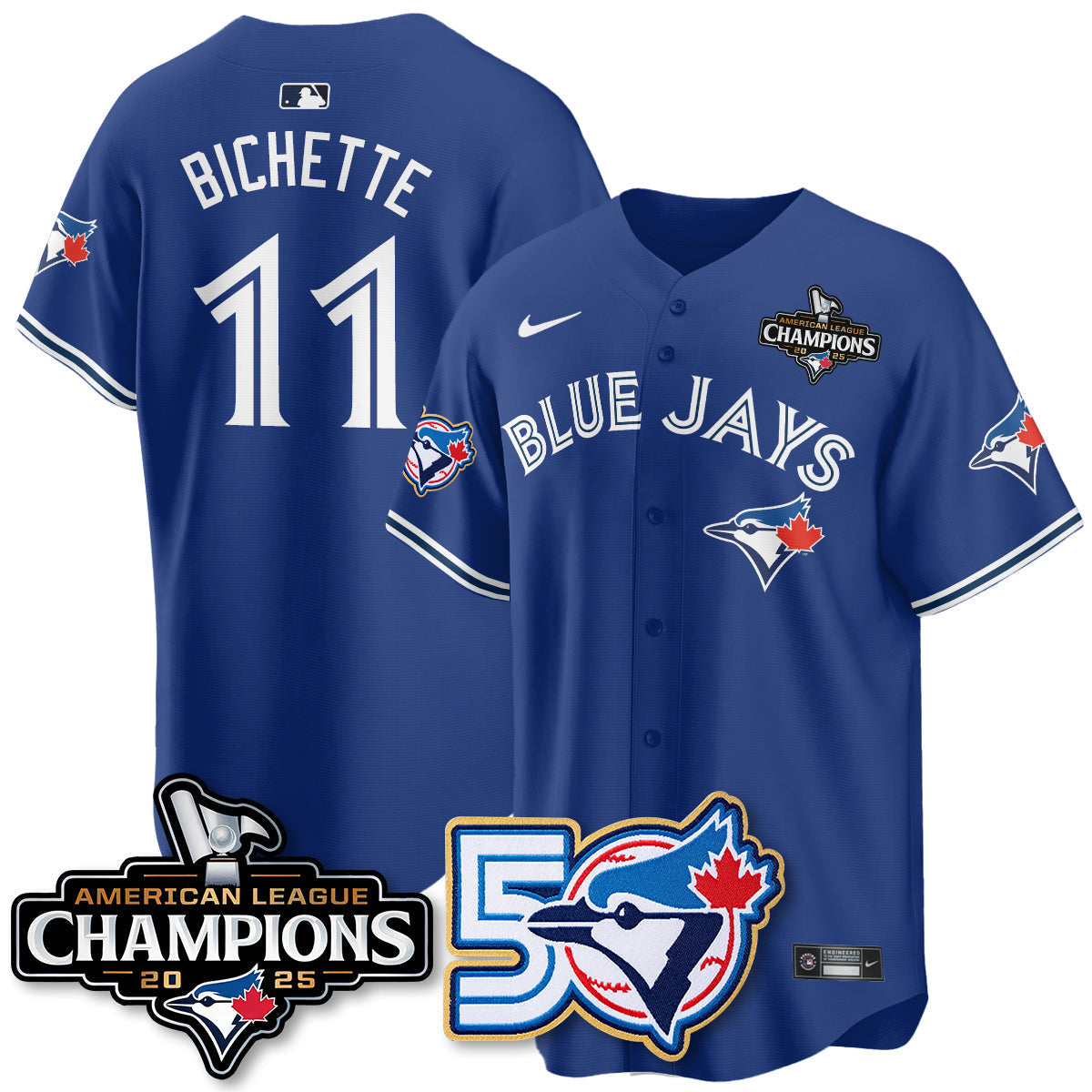 TBJ 2025 American League Champions Vapor Limited Men Jersey - 50th Season - All Stitched