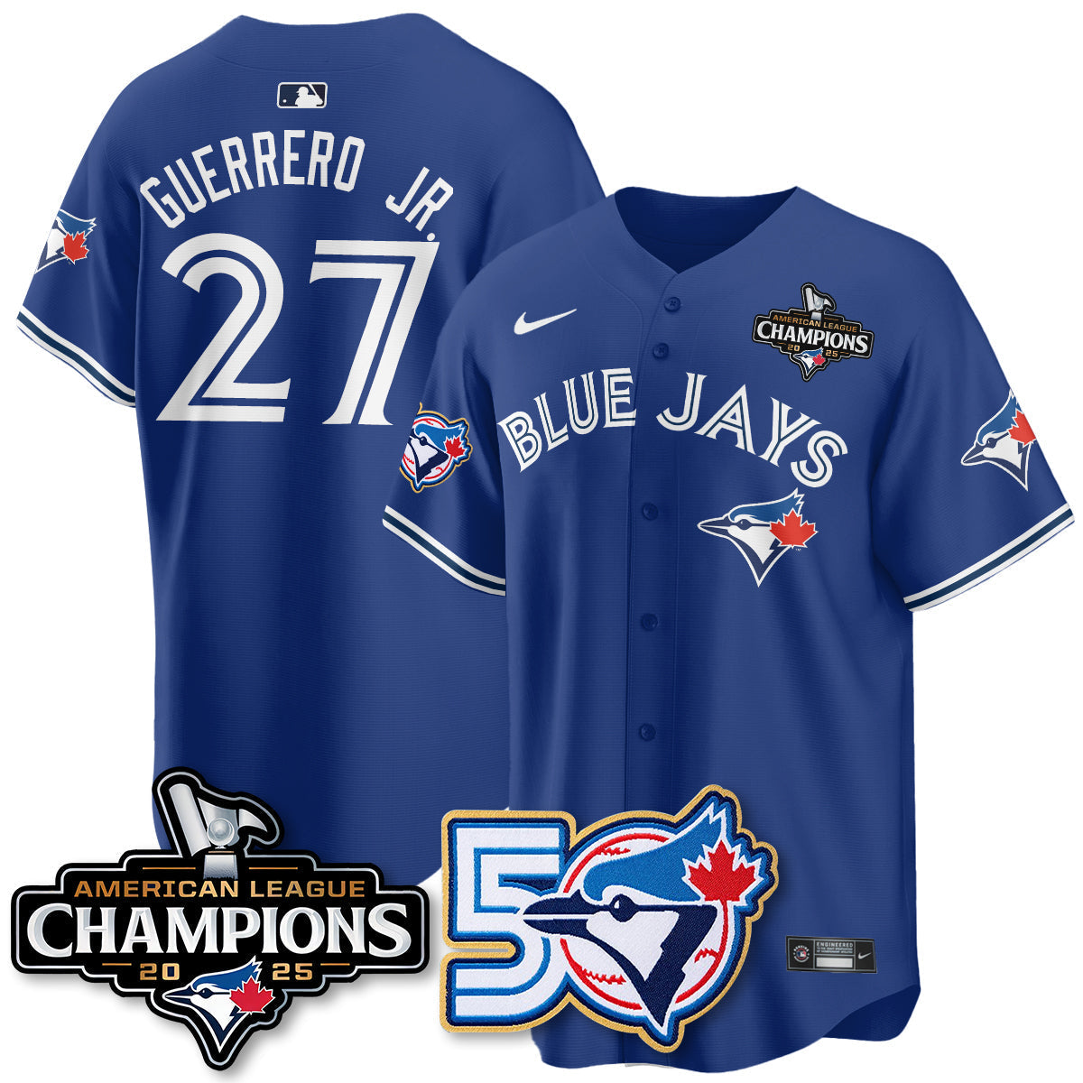 TBJ 2025 American League Champions Vapor Limited Men Jersey - 50th Season - All Stitched