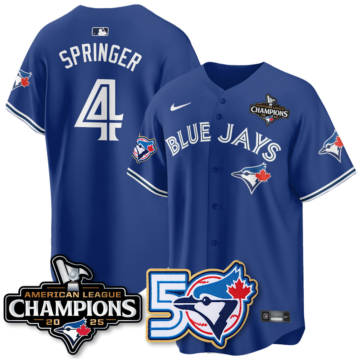 TBJ 2025 American League Champions Vapor Limited Men Jersey - 50th Season - All Stitched