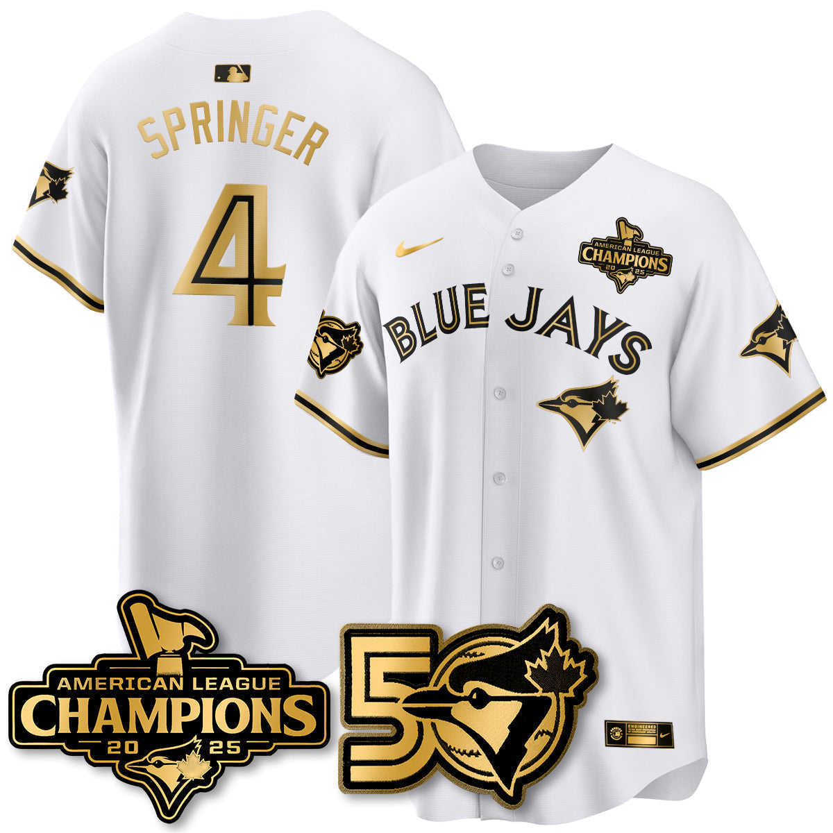 TBJ 2025 American League Champions Vapor Limited Men Jersey - 50th Season - All Stitched
