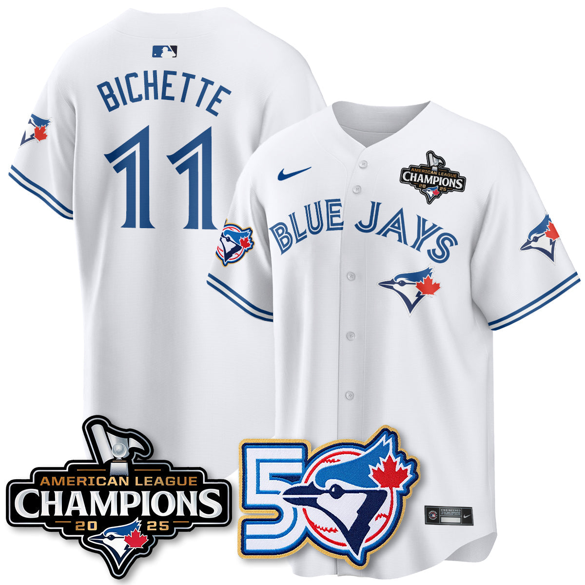 TBJ 2025 American League Champions Vapor Limited Men Jersey - 50th Season - All Stitched