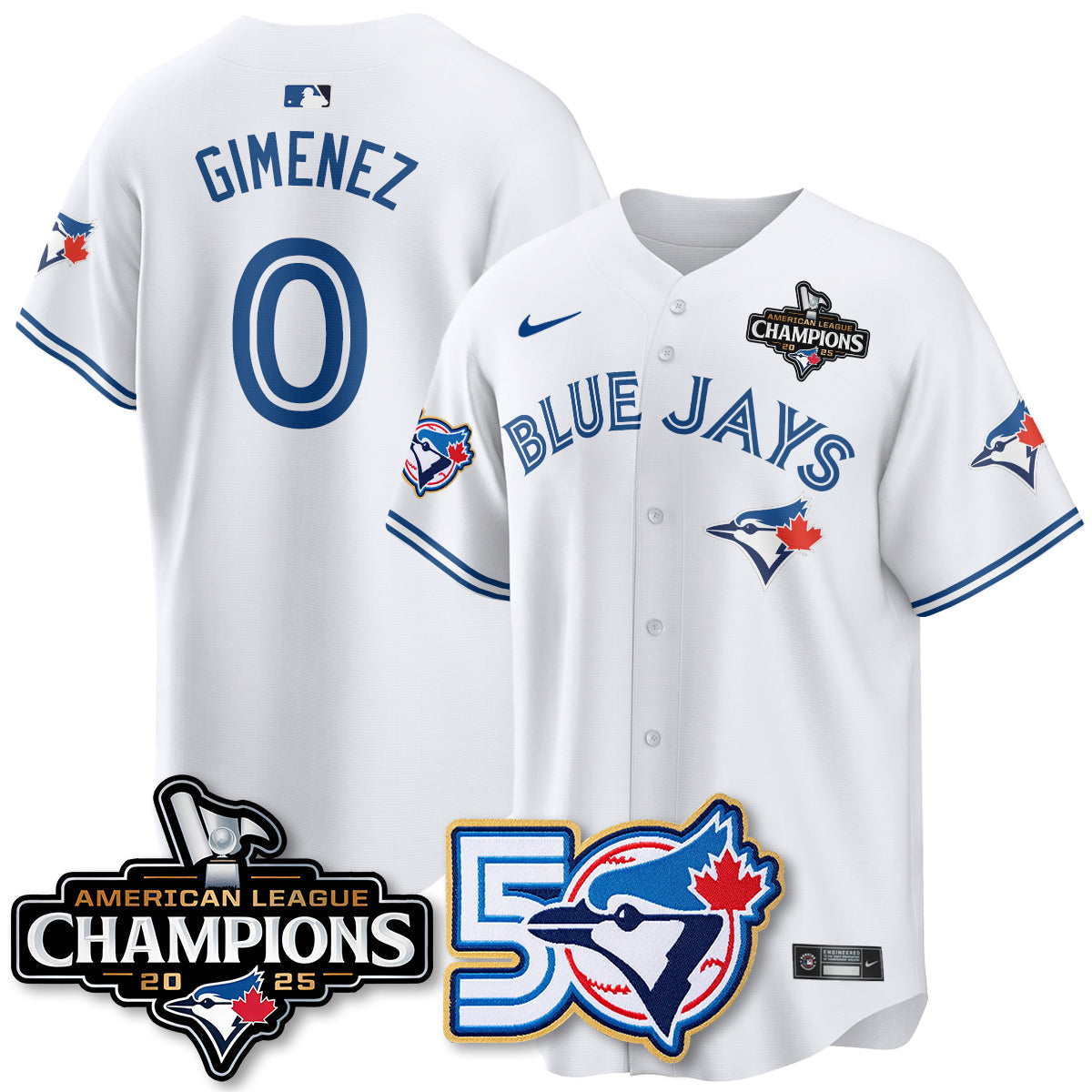 TBJ 2025 American League Champions Vapor Limited Men Jersey - 50th Season - All Stitched