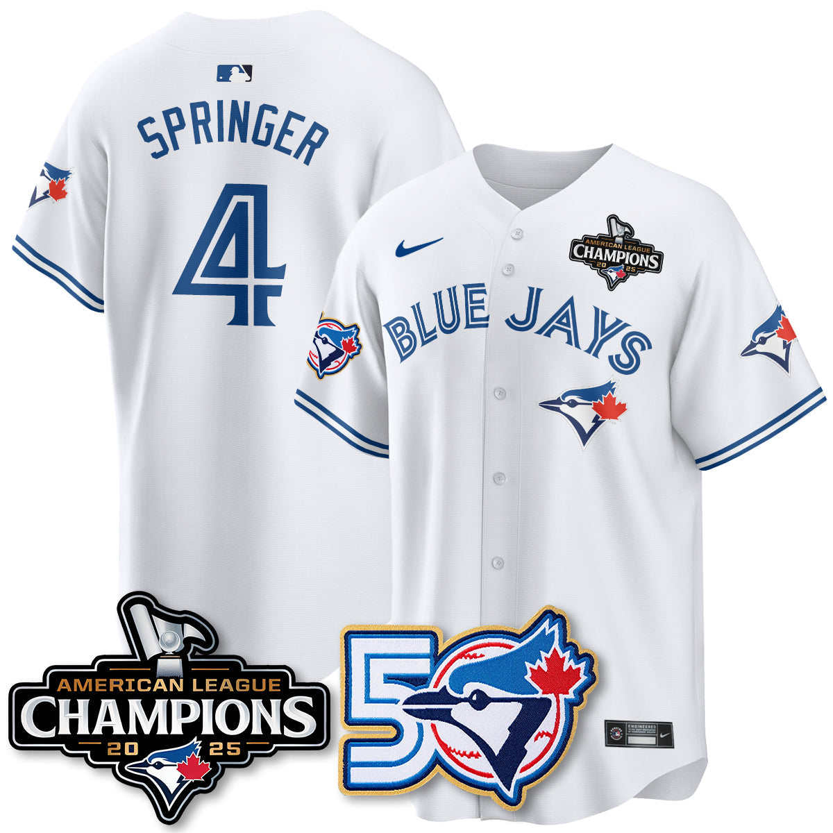 TBJ 2025 American League Champions Vapor Limited Men Jersey - 50th Season - All Stitched
