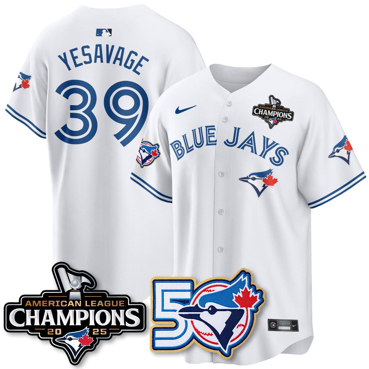 TBJ 2025 American League Champions Vapor Limited Men Jersey - 50th Season - All Stitched