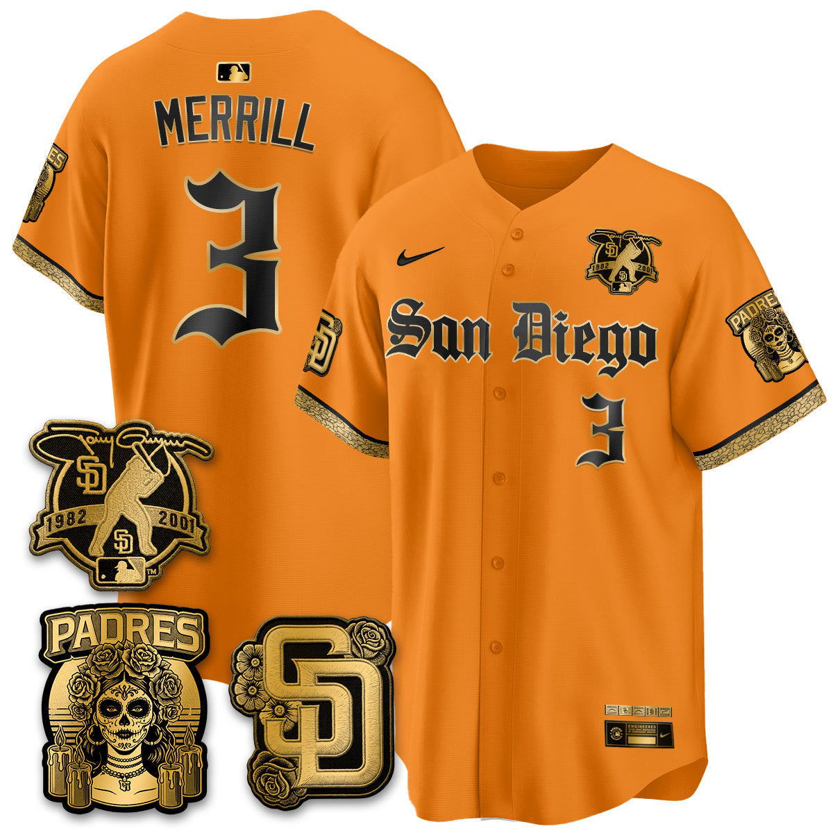 San Diego Padres 2026 City Connect x Tony Gwynn Patch Vapor Premier Limited Jersey - All Stitched - V2