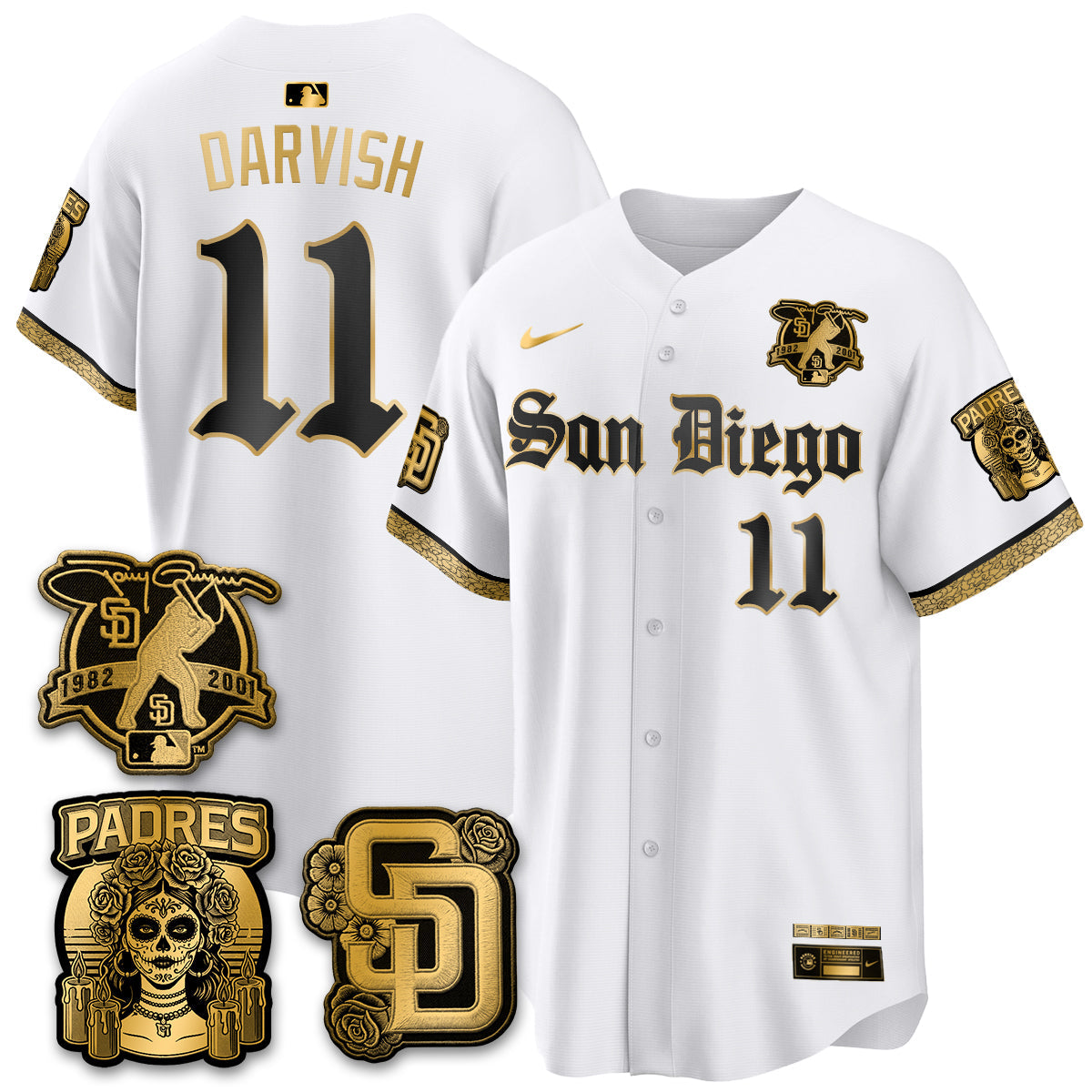 San Diego Padres 2026 City Connect x Tony Gwynn Patch Vapor Premier Limited Jersey - All Stitched - V2