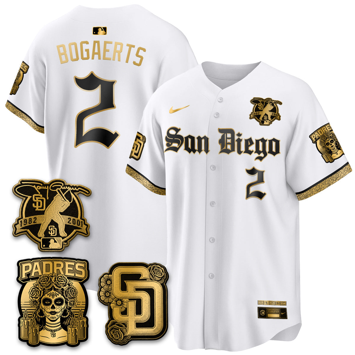 San Diego Padres 2026 City Connect x Tony Gwynn Patch Vapor Premier Limited Jersey - All Stitched - V2
