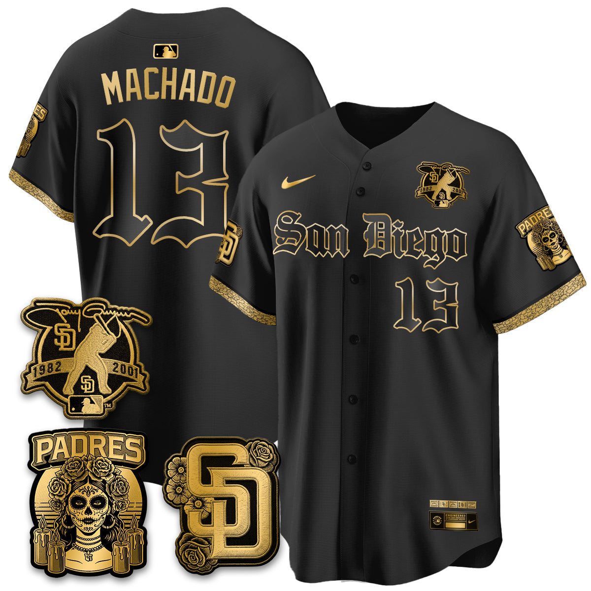 San Diego Padres 2026 City Connect x Tony Gwynn Patch Vapor Premier Limited Jersey - All Stitched - V2
