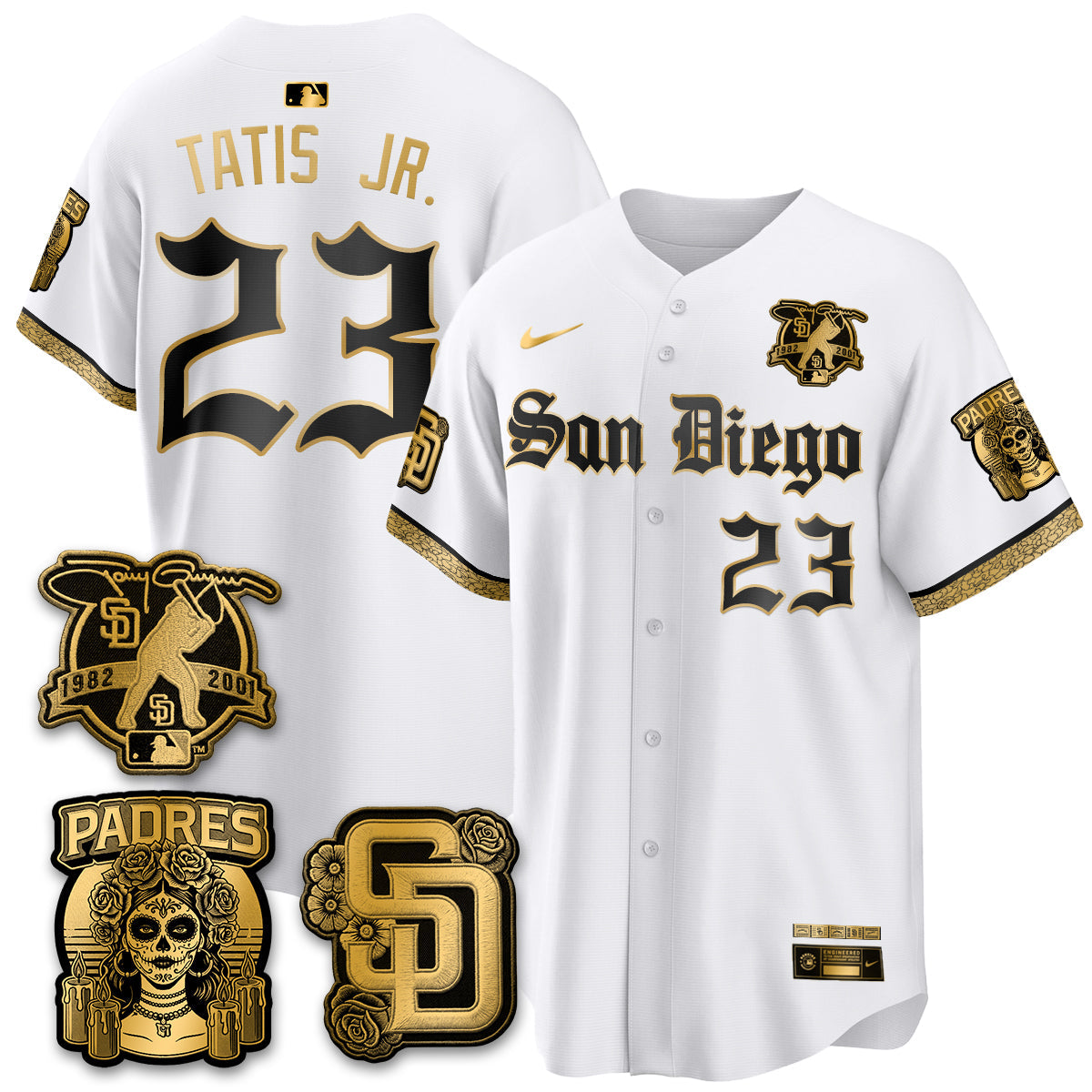 San Diego Padres 2026 City Connect x Tony Gwynn Patch Vapor Premier Limited Jersey - All Stitched - V2
