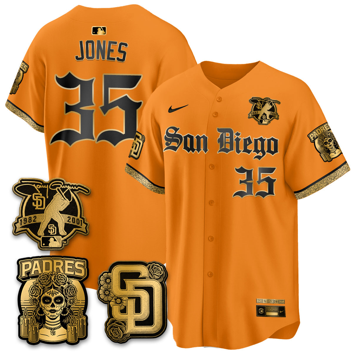 San Diego Padres 2026 City Connect x Tony Gwynn Patch Vapor Premier Limited Jersey - All Stitched - V2