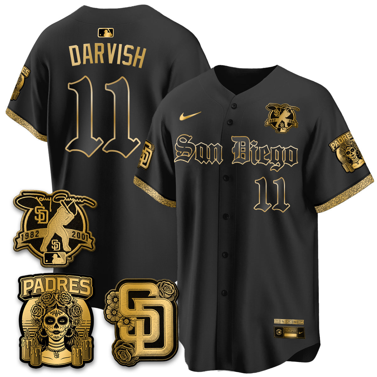 San Diego Padres 2026 City Connect x Tony Gwynn Patch Vapor Premier Limited Jersey - All Stitched - V2