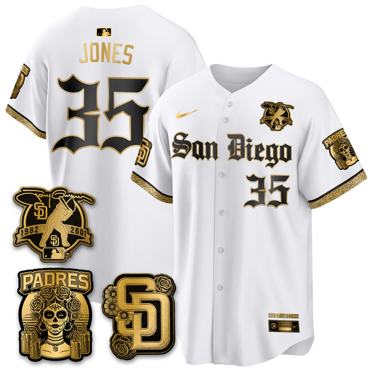 San Diego Padres 2026 City Connect x Tony Gwynn Patch Vapor Premier Limited Jersey - All Stitched - V2